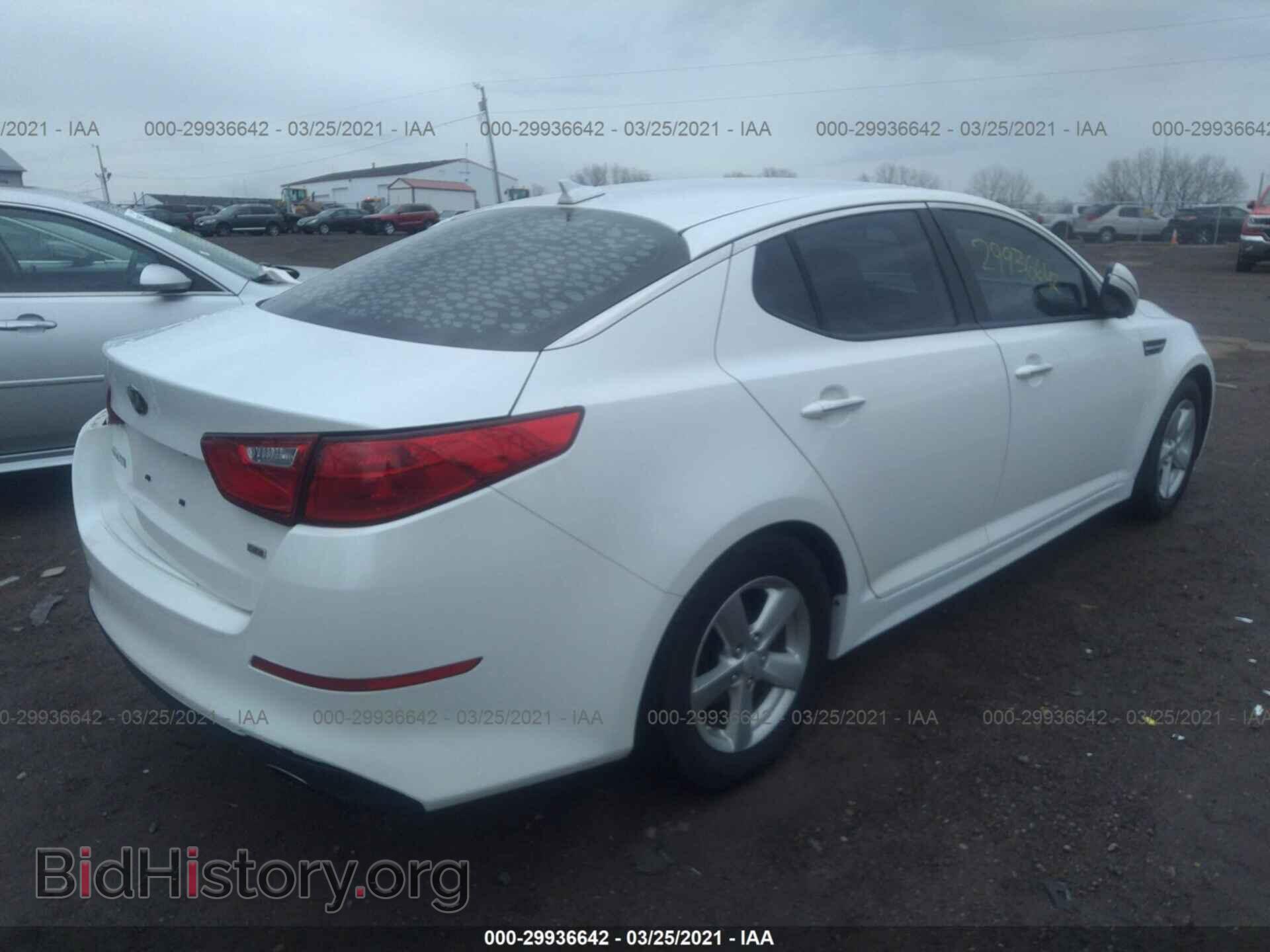 2015 KIA OPTIMA - VIN: KNAGM4A74F5592291 - Фото 4