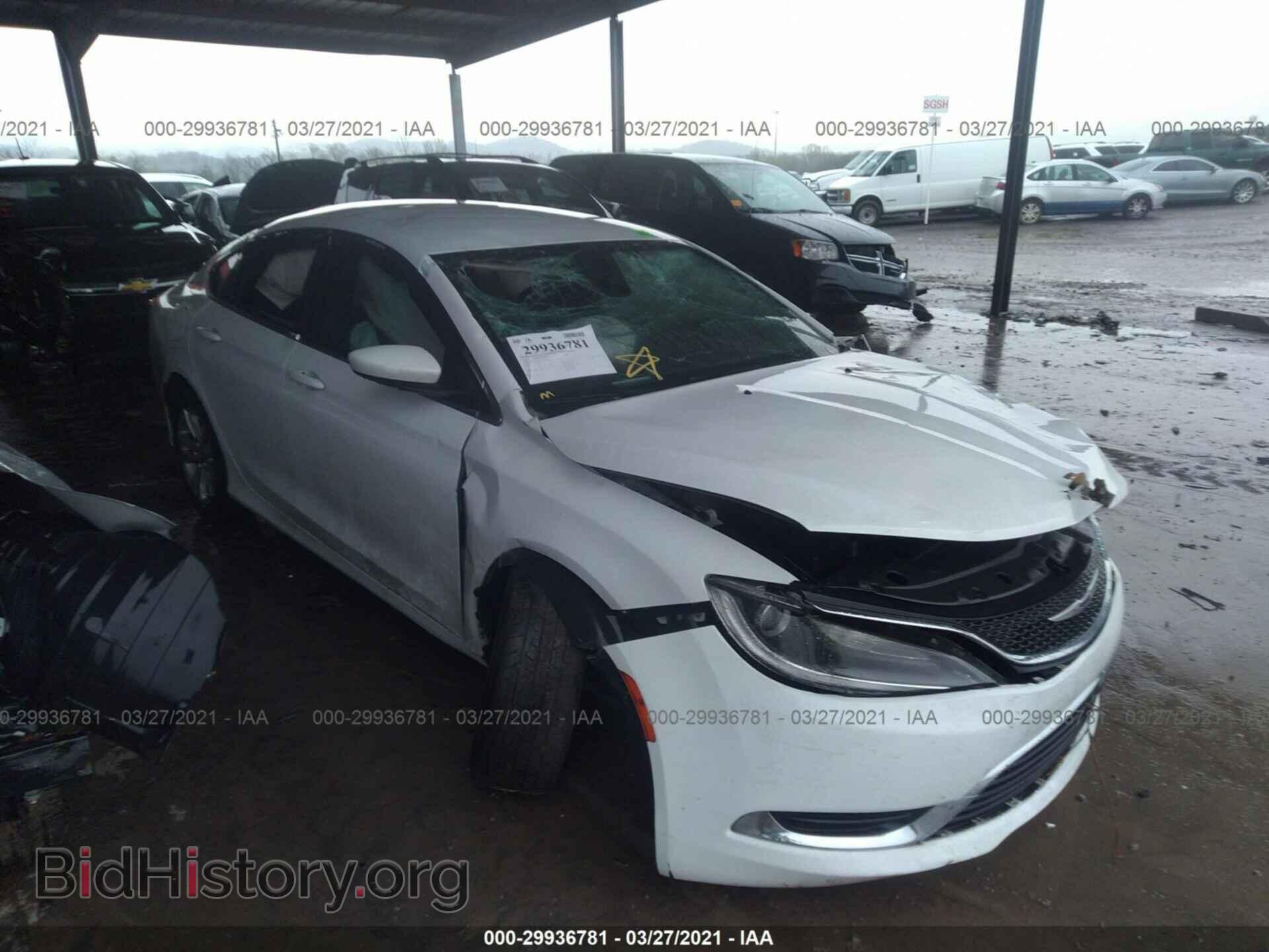 Фотография 1C3CCCAB2FN503535 - CHRYSLER 200 2015