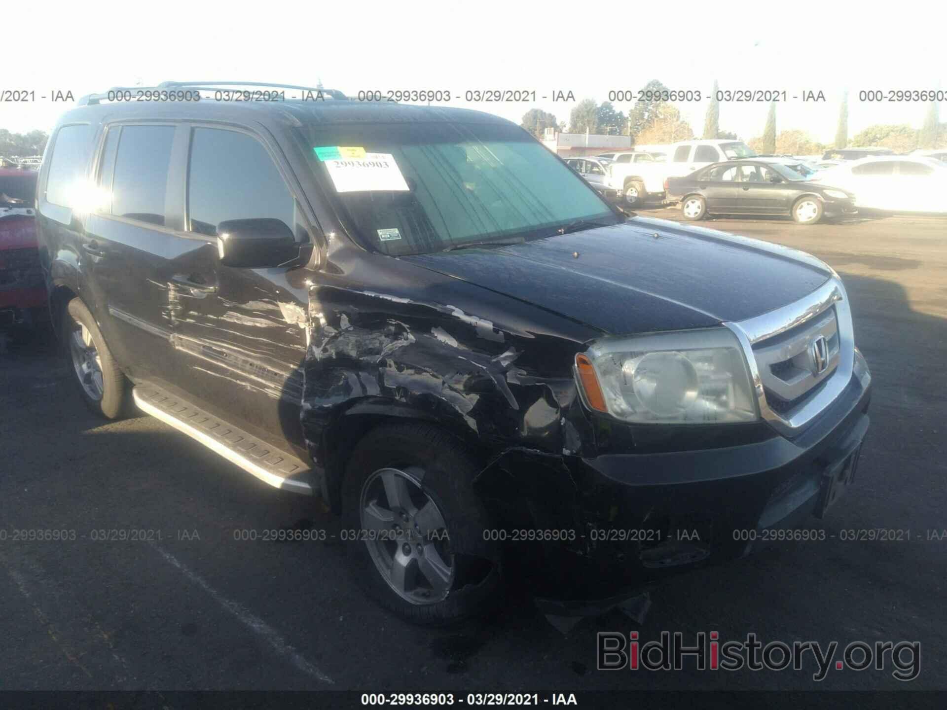 Photo 5FNYF38829B018219 - HONDA PILOT 2009