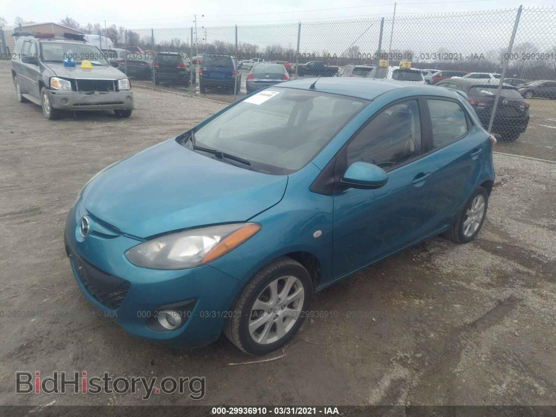 2011 MAZDA MAZDA2 - VIN: JM1DE1HY5B0109124 - Фото 2