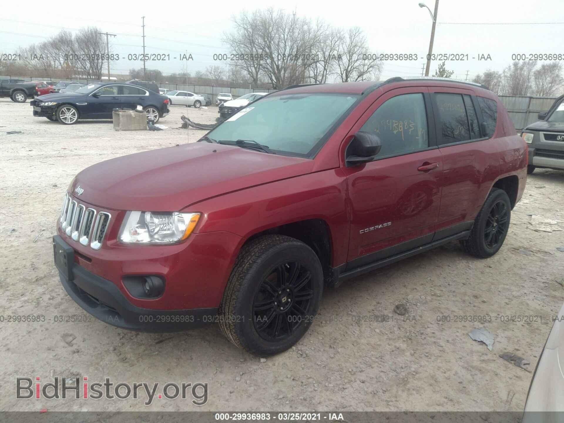 2012 JEEP COMPASS - VIN: 1C4NJDEB3CD603784 - Фото 2