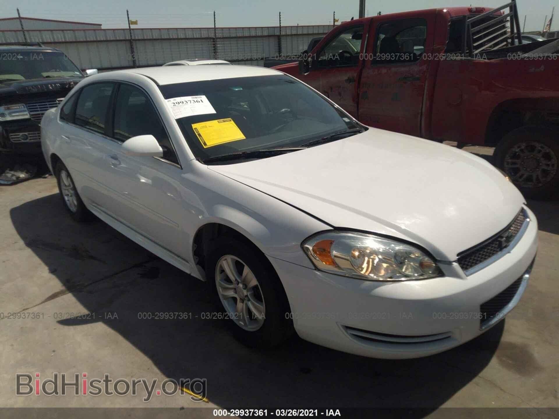Фотография 2G1WF5E34C1313451 - CHEVROLET IMPALA 2012