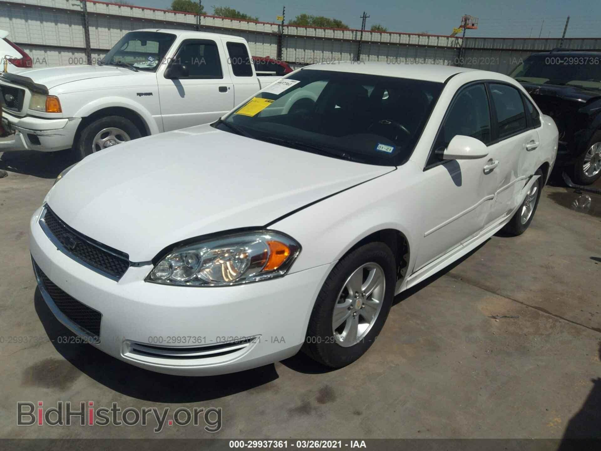 2012 CHEVROLET IMPALA - VIN: 2G1WF5E34C1313451 - Photo 2
