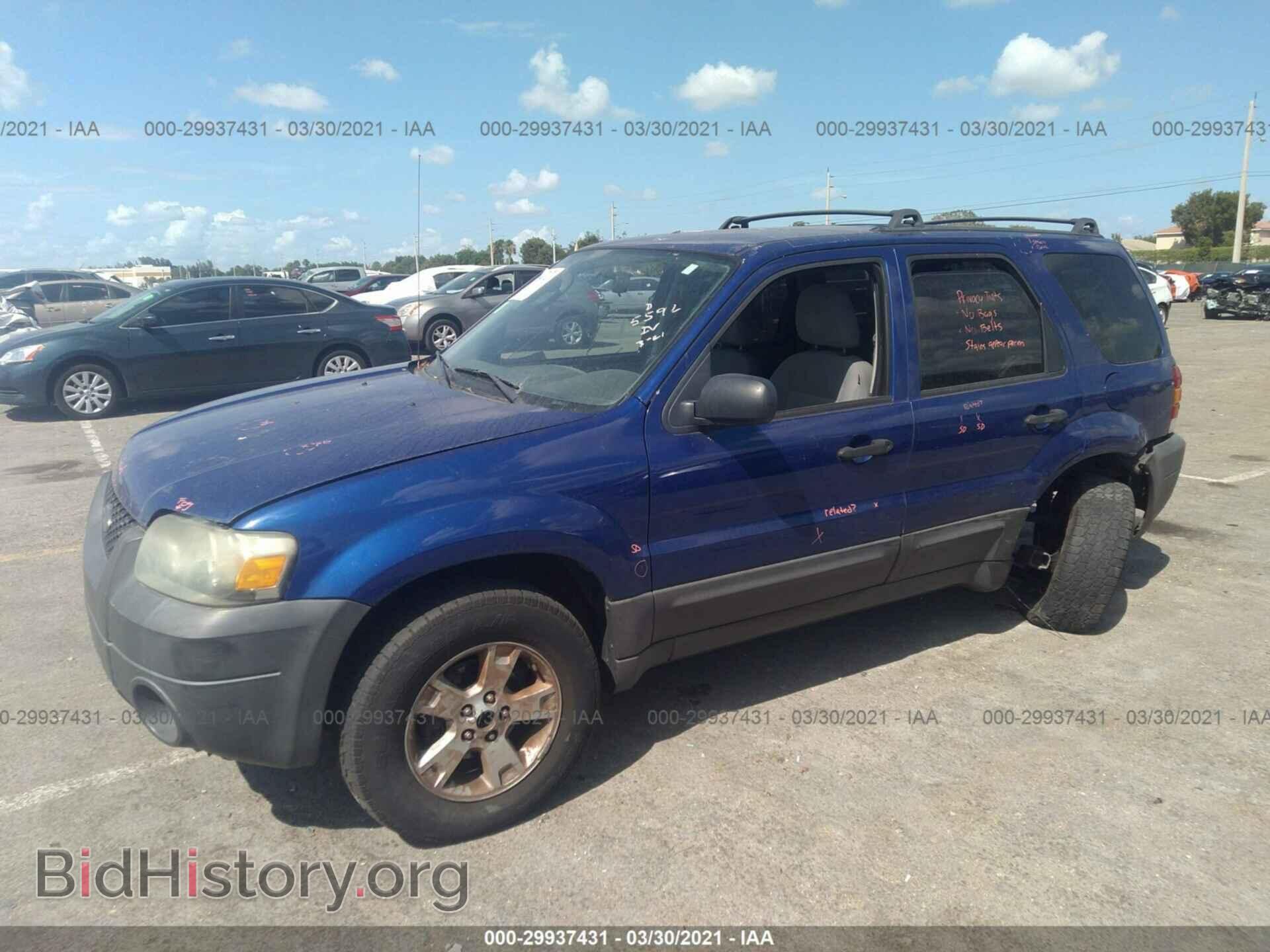 2006 FORD ESCAPE - VIN: 1FMCU03186KA75592 - Фото 2