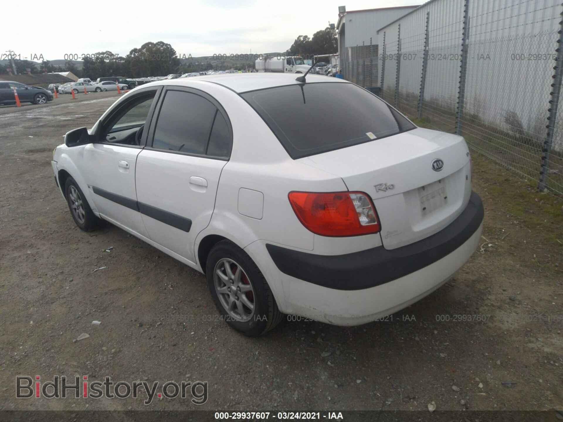 2006 KIA RIO - VIN: KNADE123166144675 - Фото 3