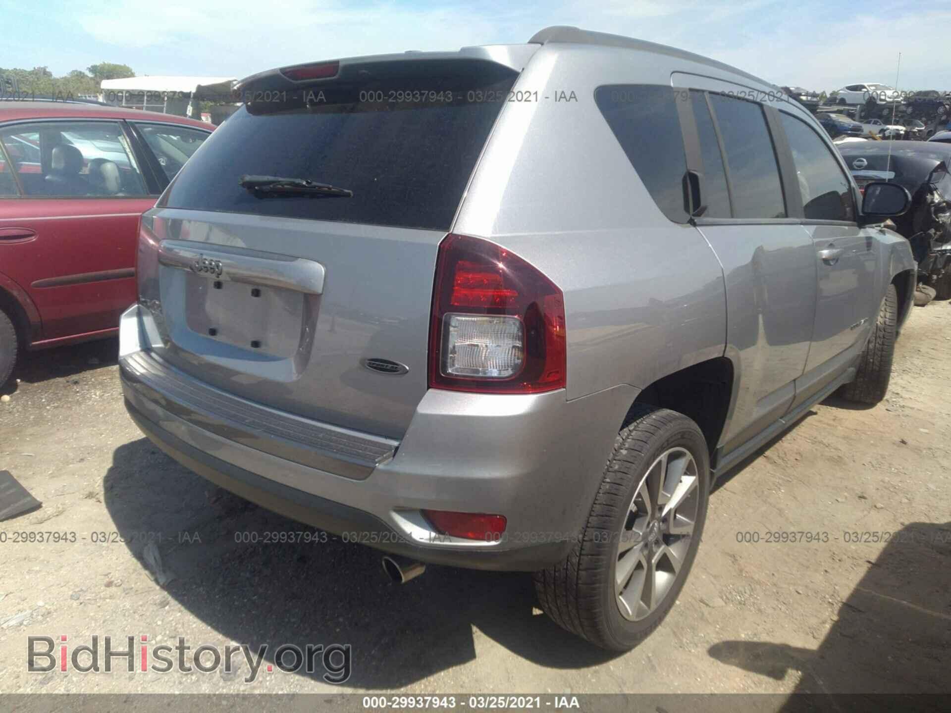 2016 JEEP COMPASS - VIN: 1C4NJDBB2GD772916 - Фото 4
