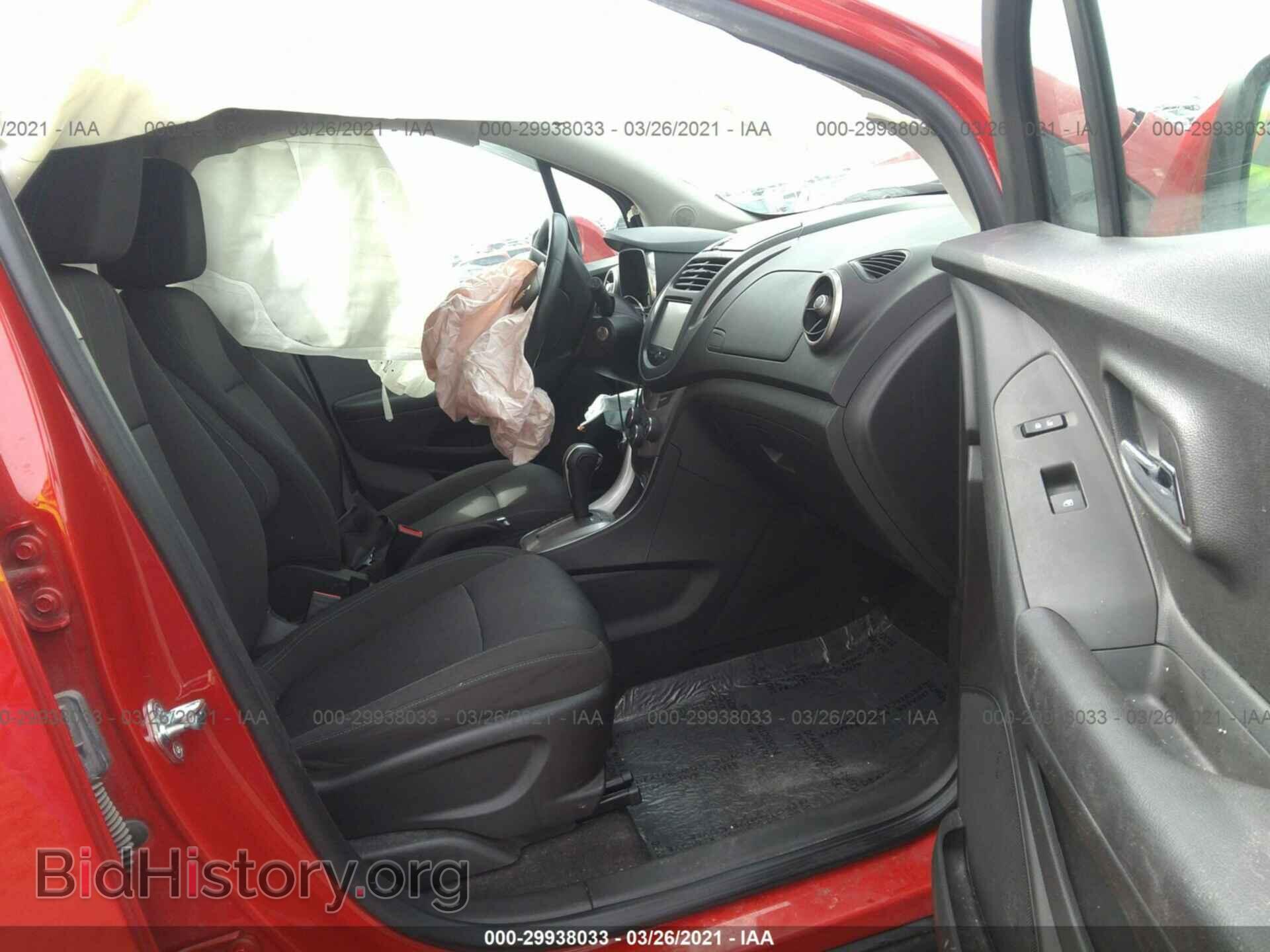2015 CHEVROLET TRAX - VIN: KL7CJLSB2FB236220 - Фото 5