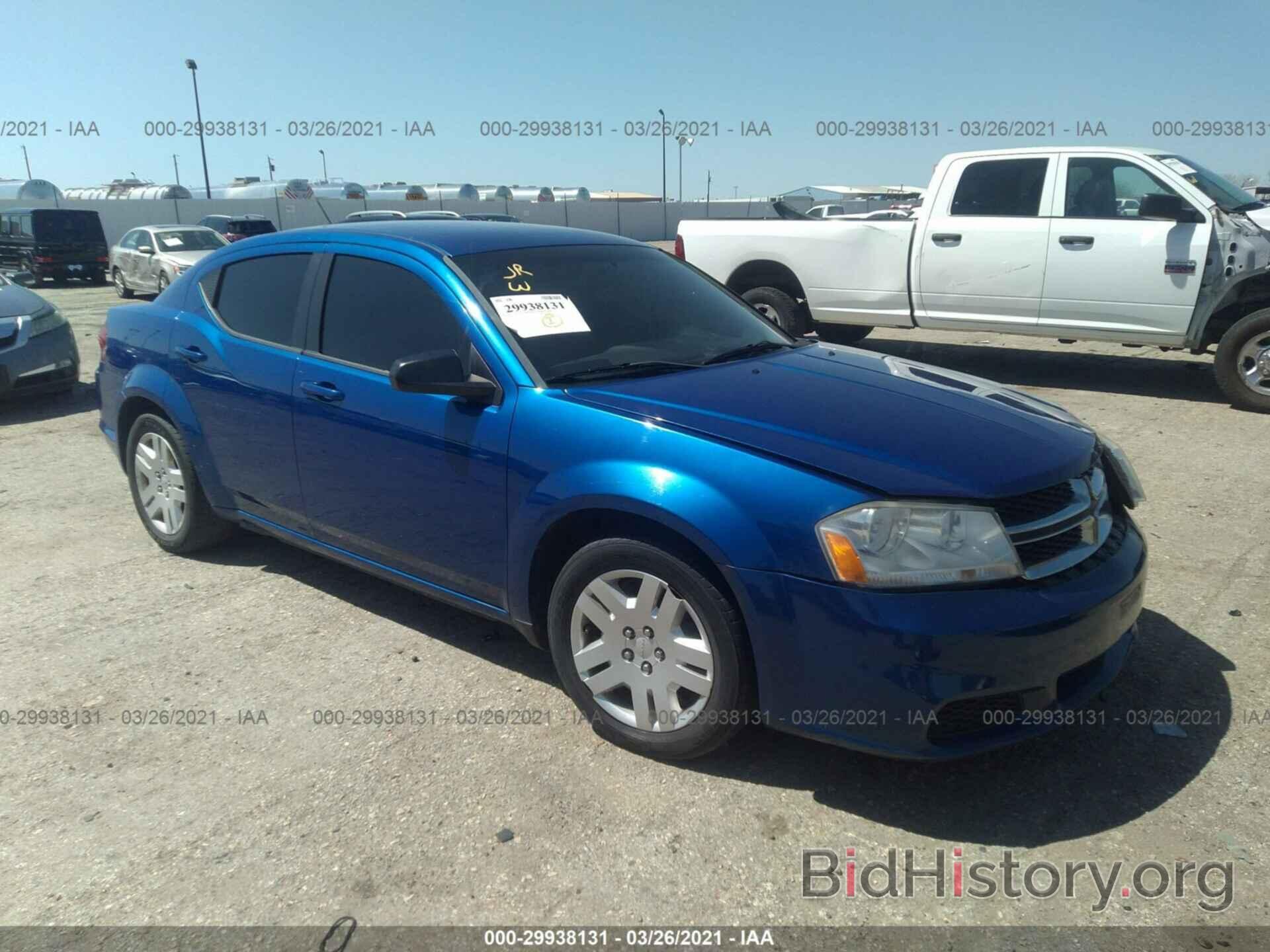 Photo 1C3CDZAB2CN325430 - DODGE AVENGER 2012