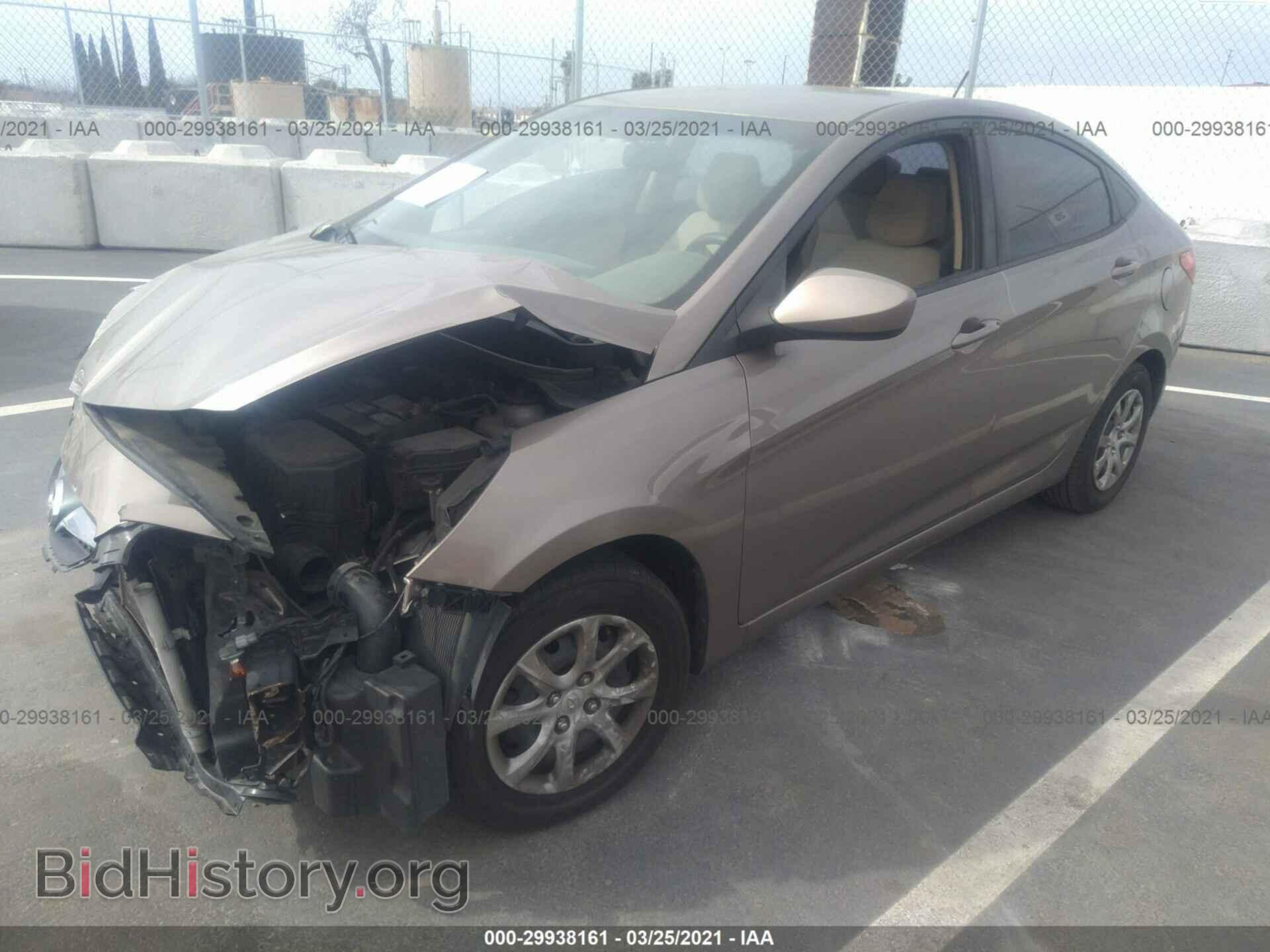 2012 HYUNDAI ACCENT - VIN: KMHCT4AE5CU221933 - Фото 2