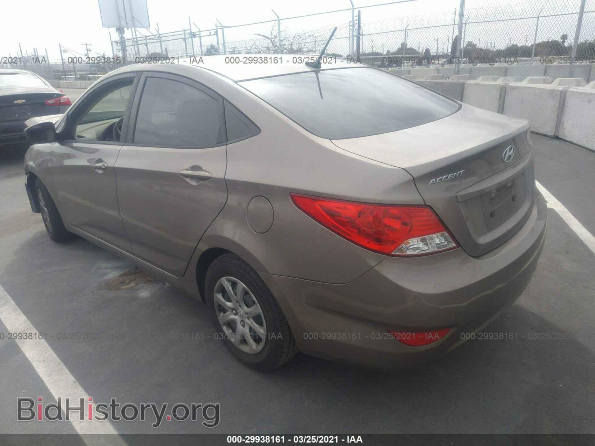 2012 HYUNDAI ACCENT - VIN: KMHCT4AE5CU221933 - Фото 3