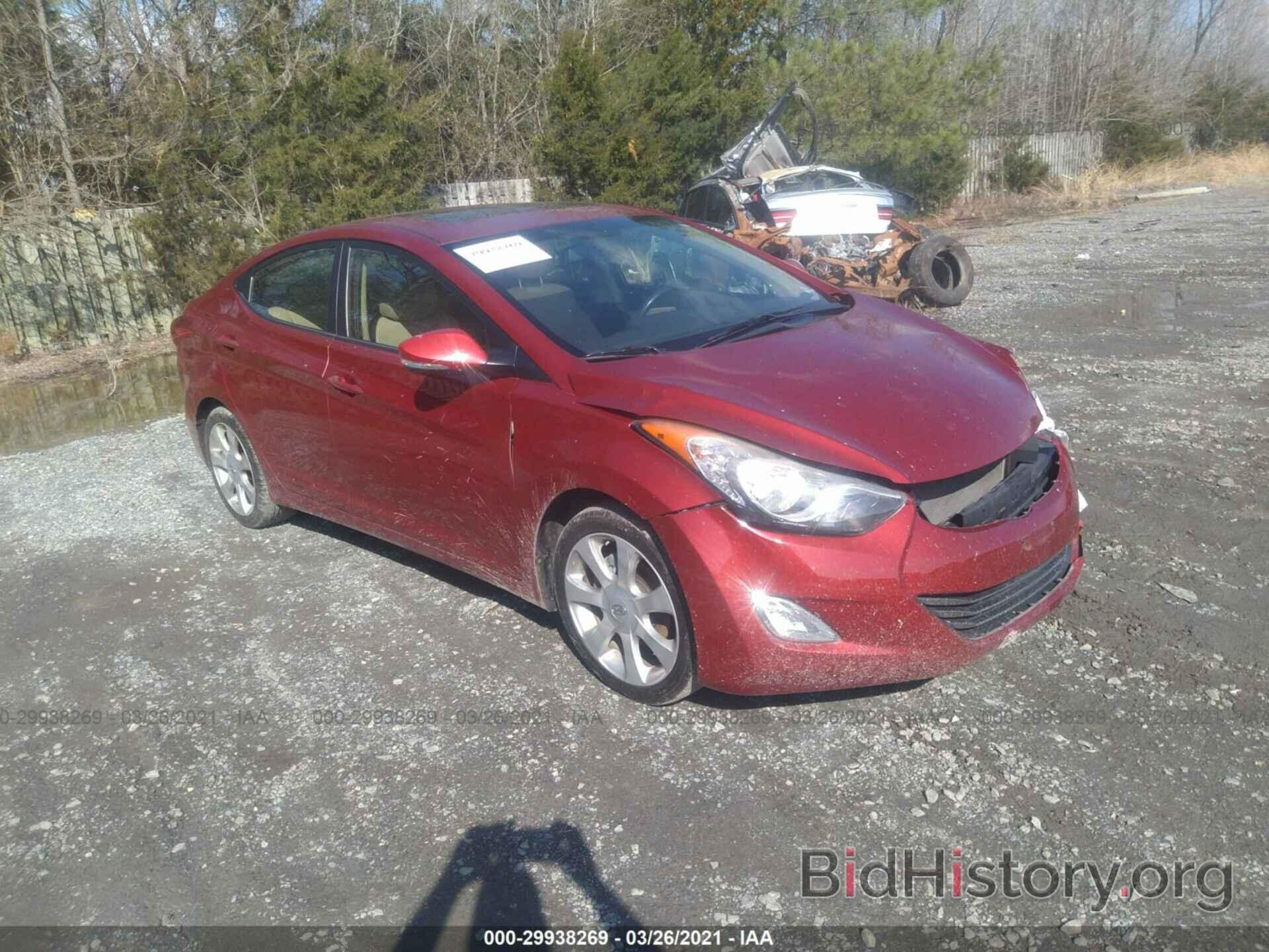 Photo KMHDH4AEXCU288095 - HYUNDAI ELANTRA 2012