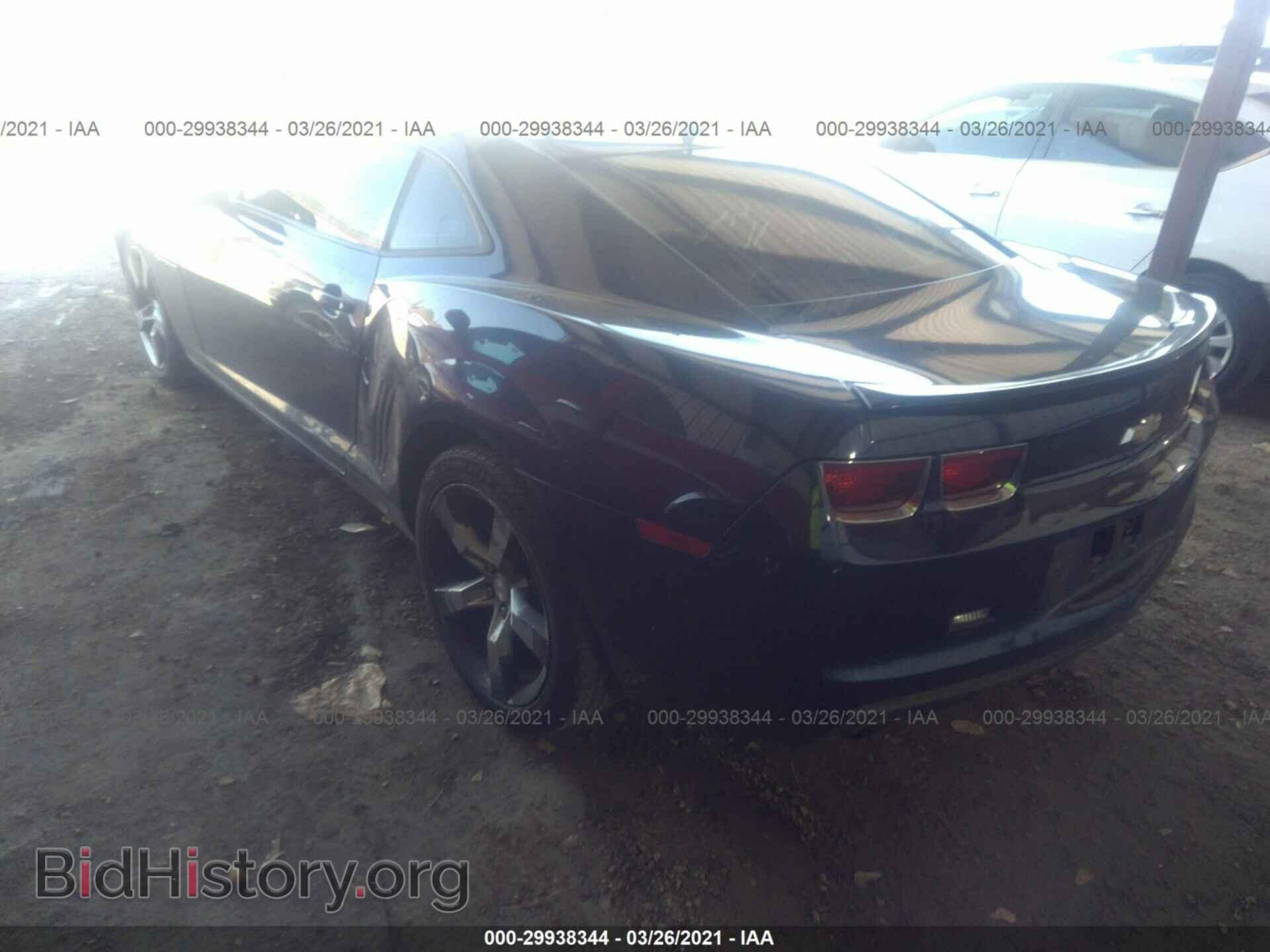 2012 CHEVROLET CAMARO - VIN: 2G1FB1E32C9178346 - Фото 3