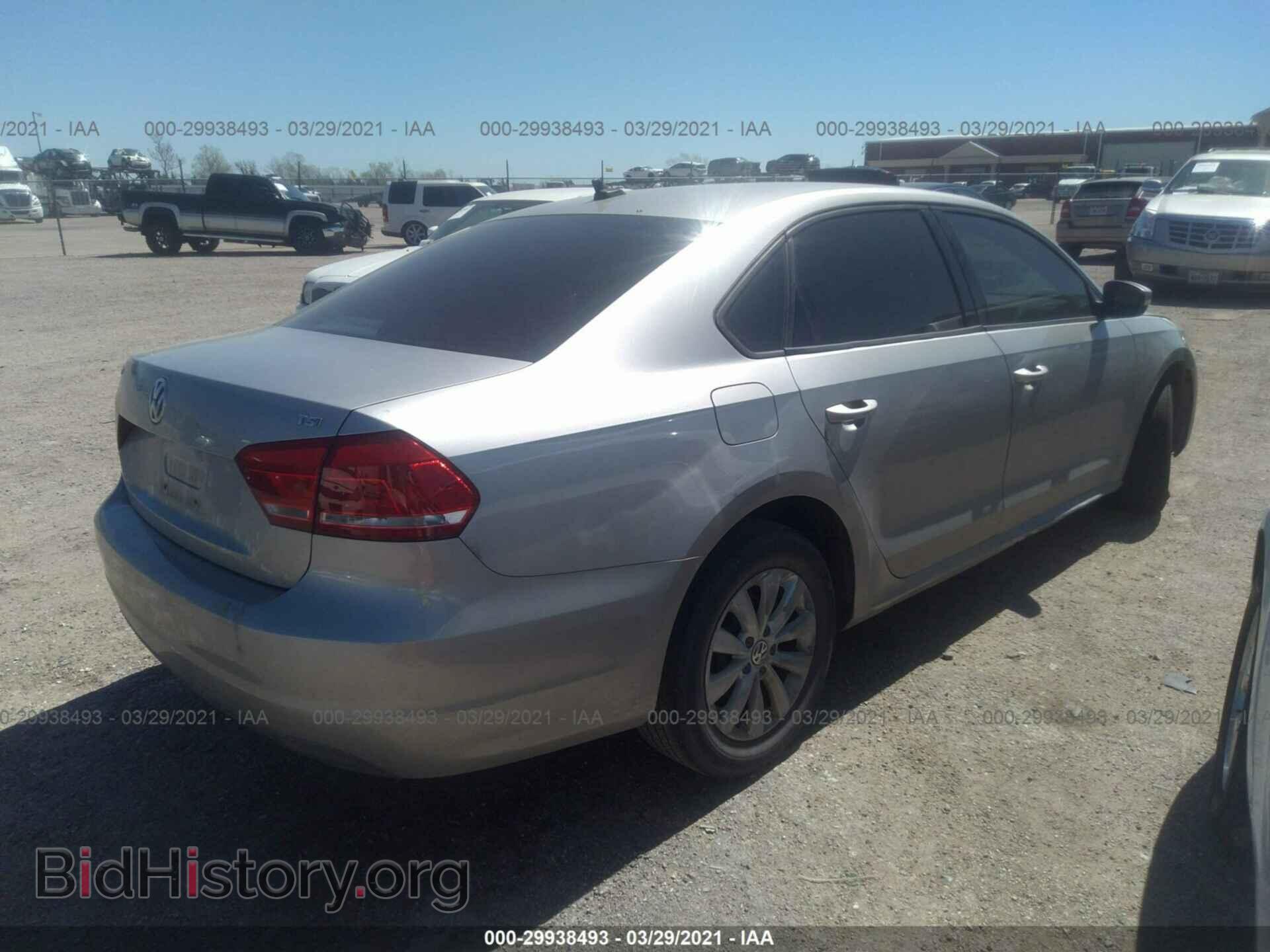 2014 VOLKSWAGEN PASSAT - VIN: 1VWAT7A31EC086385 - Фото 4