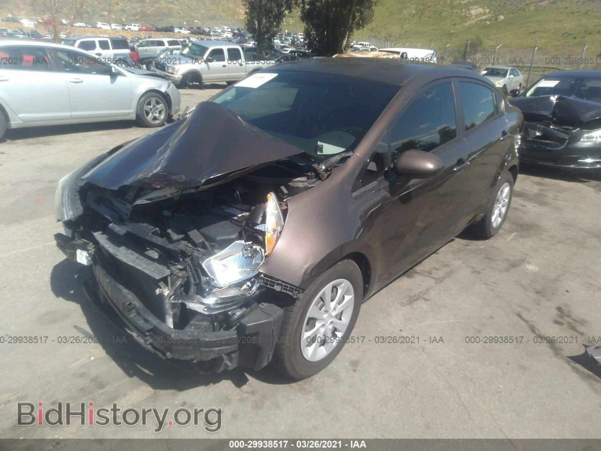 2014 KIA RIO - VIN: KNADN4A33E6356866 - Photo 2