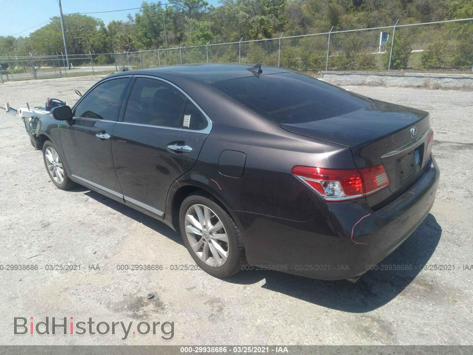 2012 LEXUS ES 350 - VIN: JTHBK1EG4C2476368 - Фото 3