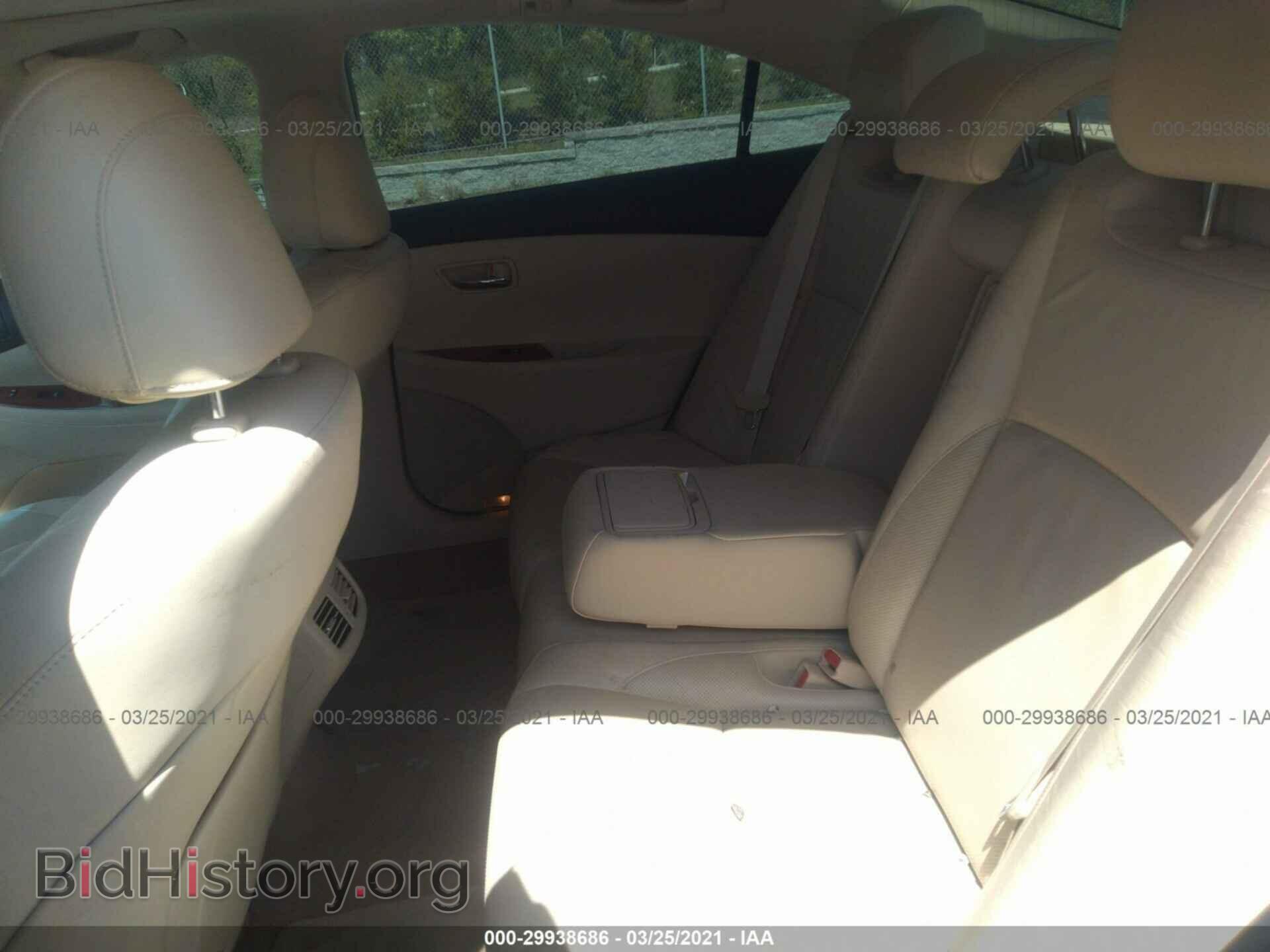 2012 LEXUS ES 350 - VIN: JTHBK1EG4C2476368 - Фото 8
