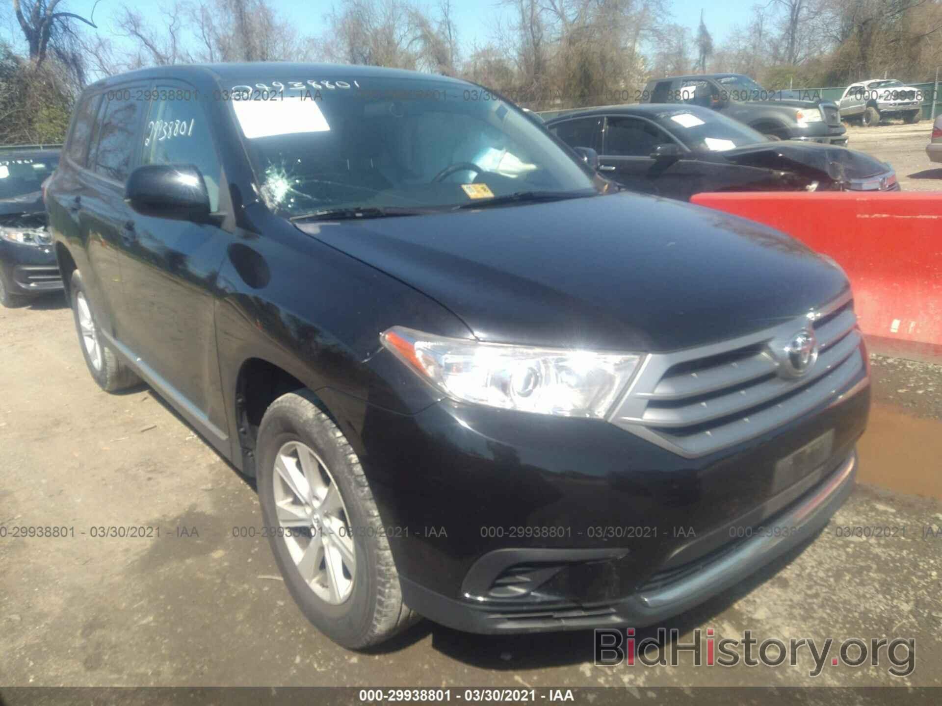 Photo 5TDBK3EH4DS262058 - TOYOTA HIGHLANDER 2013