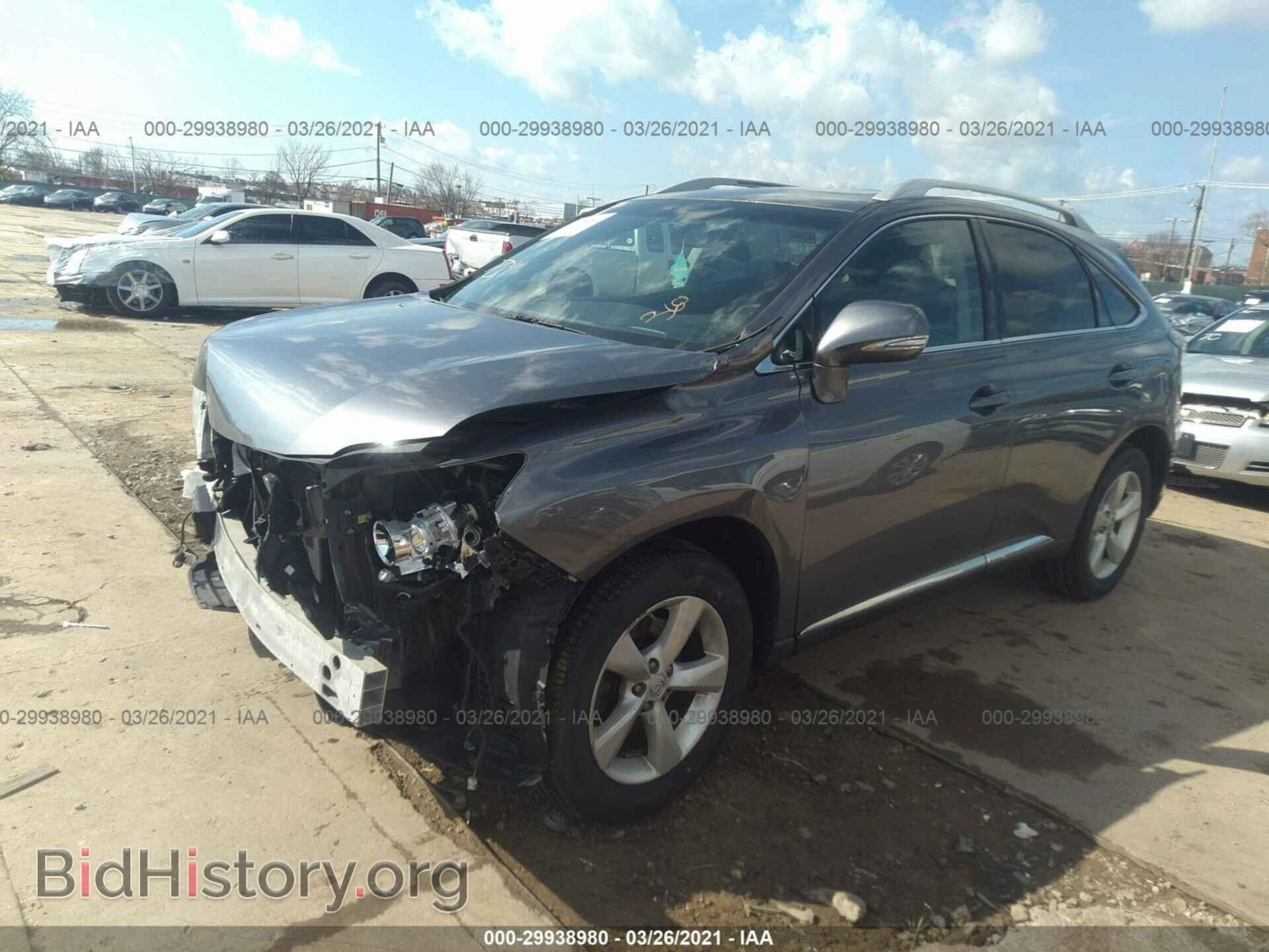 2013 LEXUS RX 350 - VIN: 2T2BK1BA1DC195760 - Фото 2