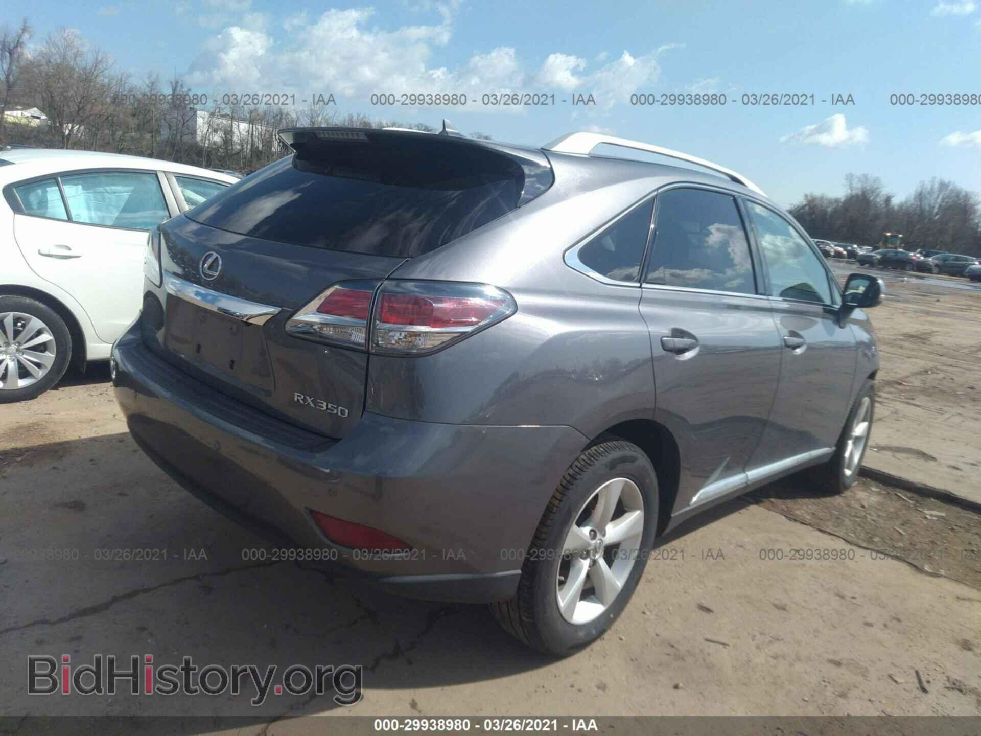 2013 LEXUS RX 350 - VIN: 2T2BK1BA1DC195760 - Фото 4