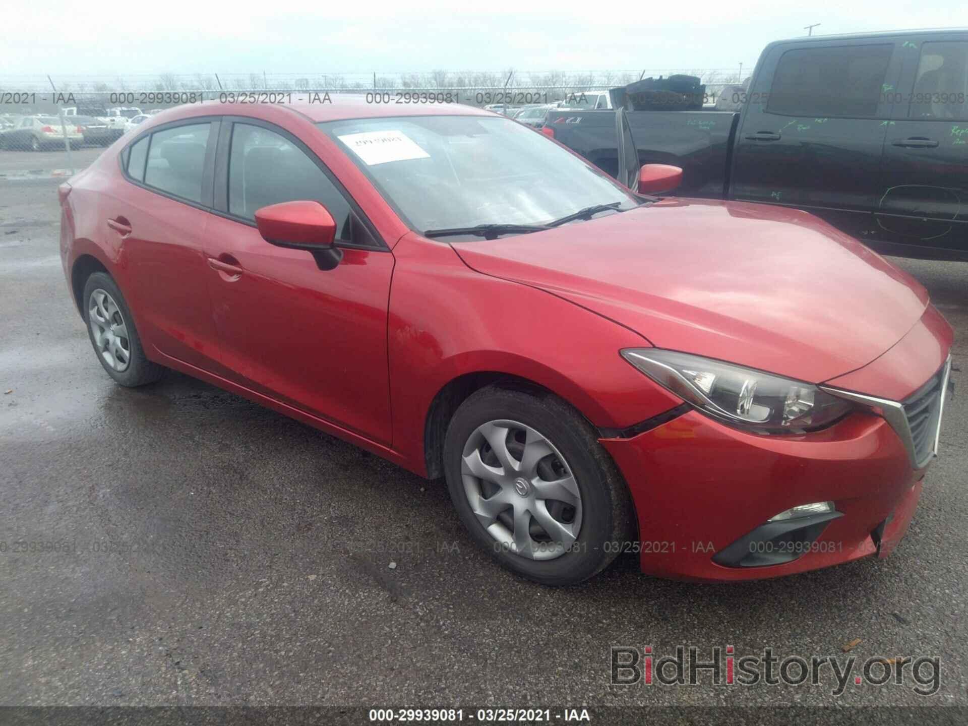 Photo JM1BM1U77E1115027 - MAZDA MAZDA3 2014