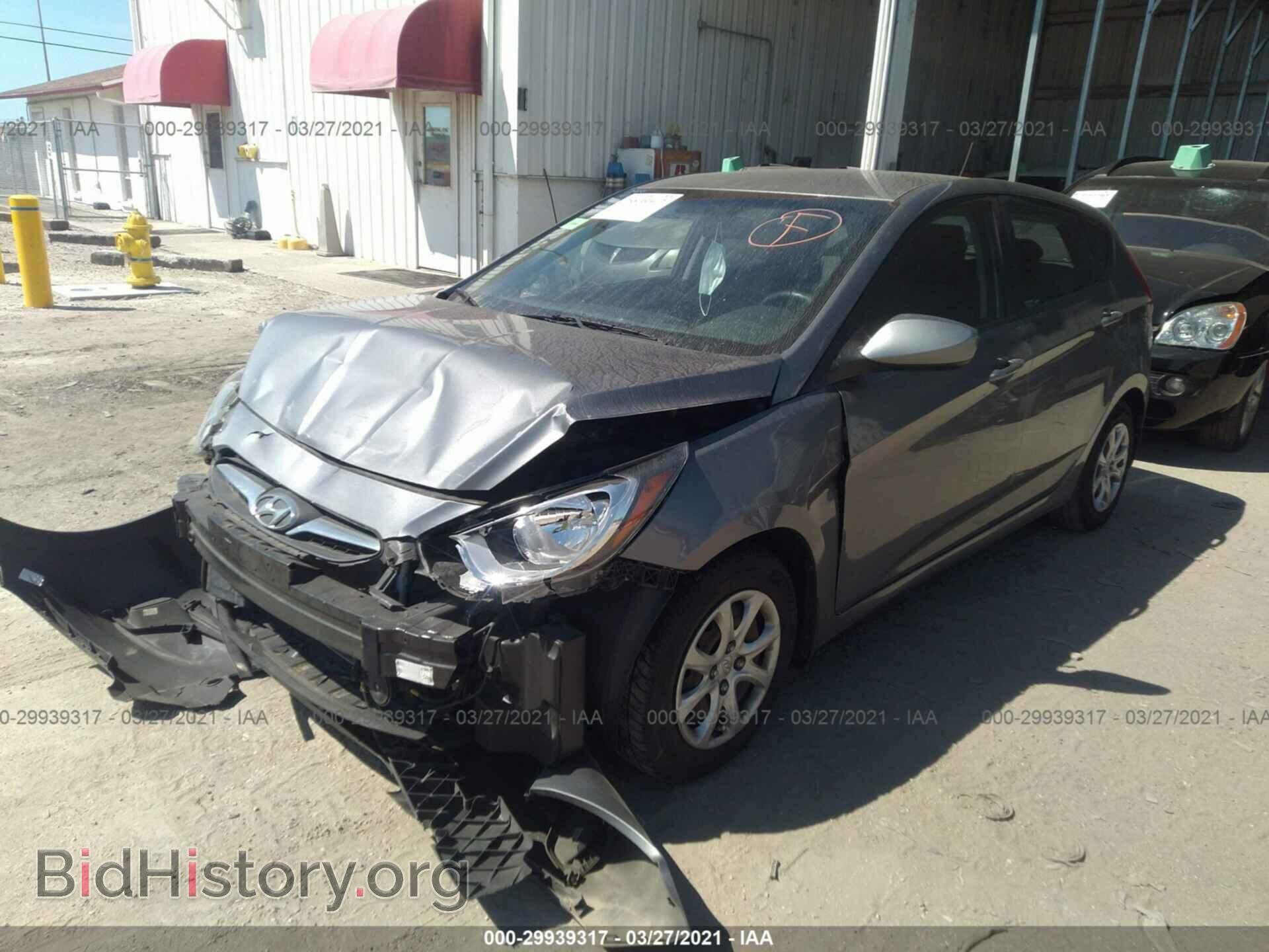 2014 HYUNDAI ACCENT - VIN: KMHCT5AE0EU183794 - Фото 2