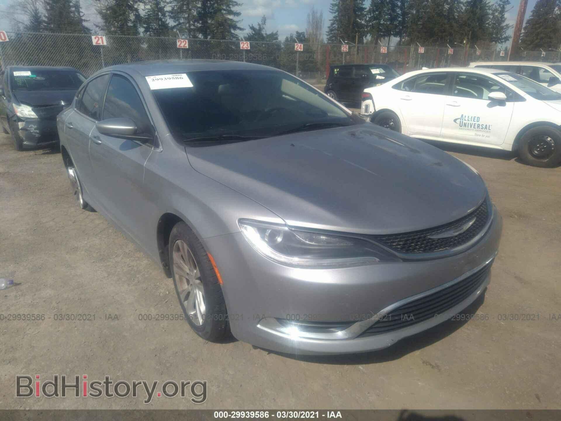 Фотография 1C3CCCAB9FN577776 - CHRYSLER 200 2015