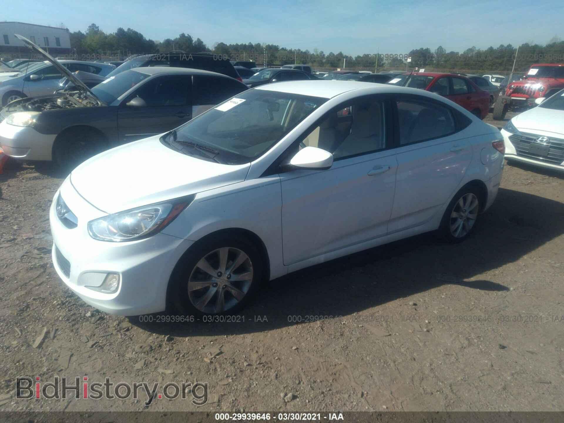 2013 HYUNDAI ACCENT - VIN: KMHCU4AE7DU306612 - Фото 2