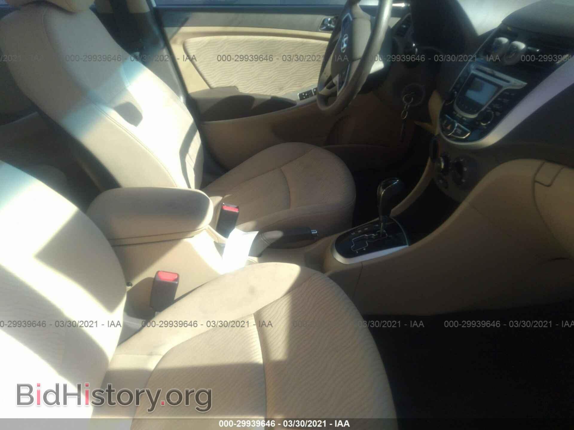 2013 HYUNDAI ACCENT - VIN: KMHCU4AE7DU306612 - Фото 5