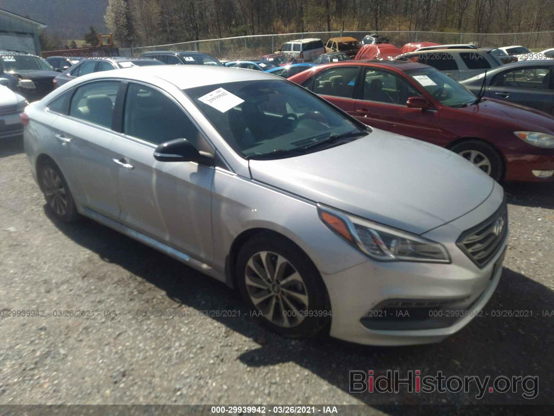 Photo 5NPE34AFXFH254205 - HYUNDAI SONATA 2015