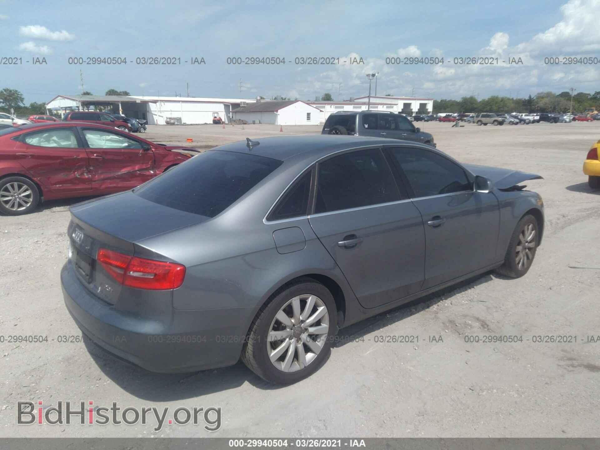 2013 AUDI A4 - VIN: WAUAFAFL1DN015123 - Фото 4