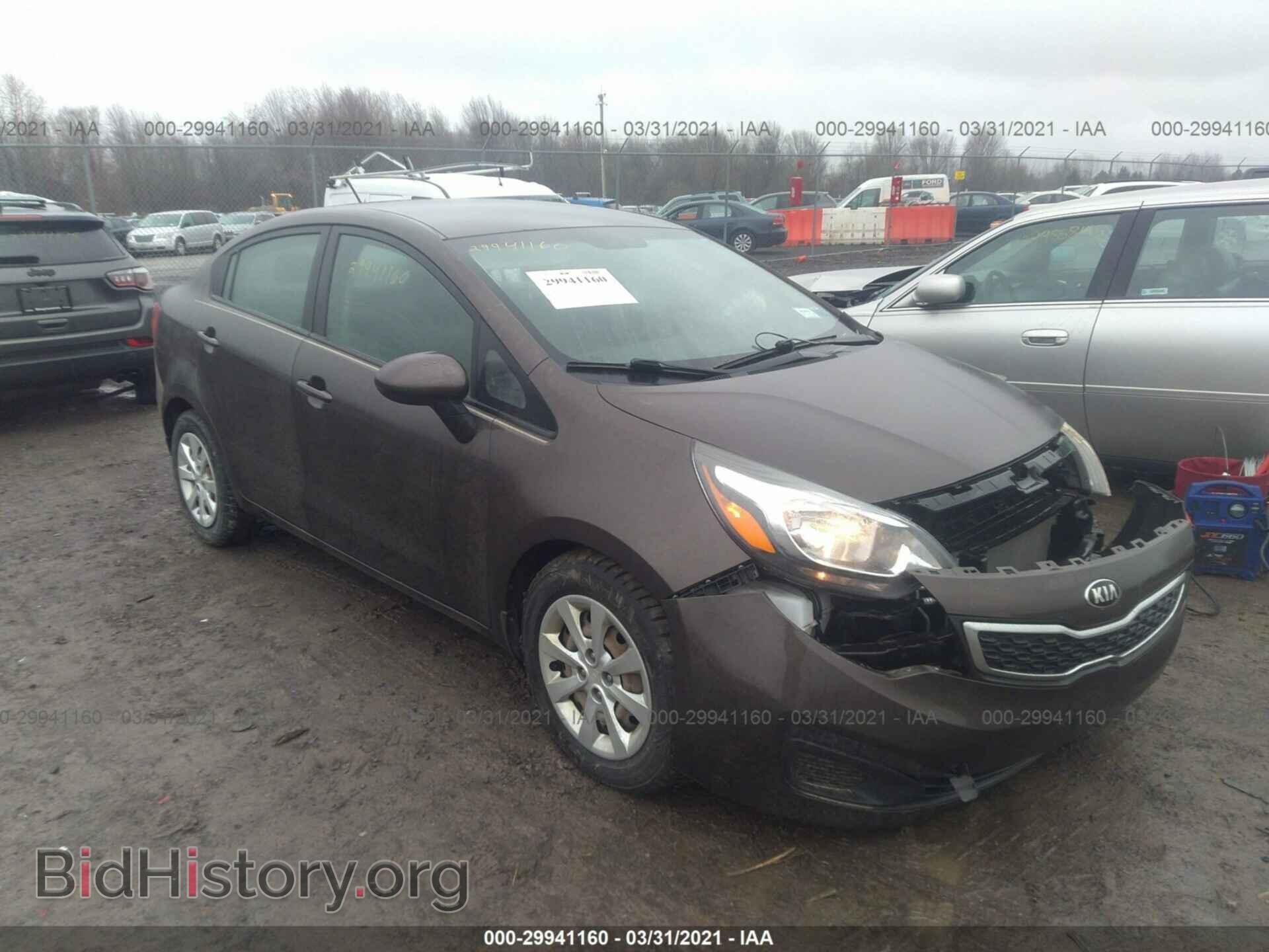 Photo KNADN4A38D6282553 - KIA RIO 2013