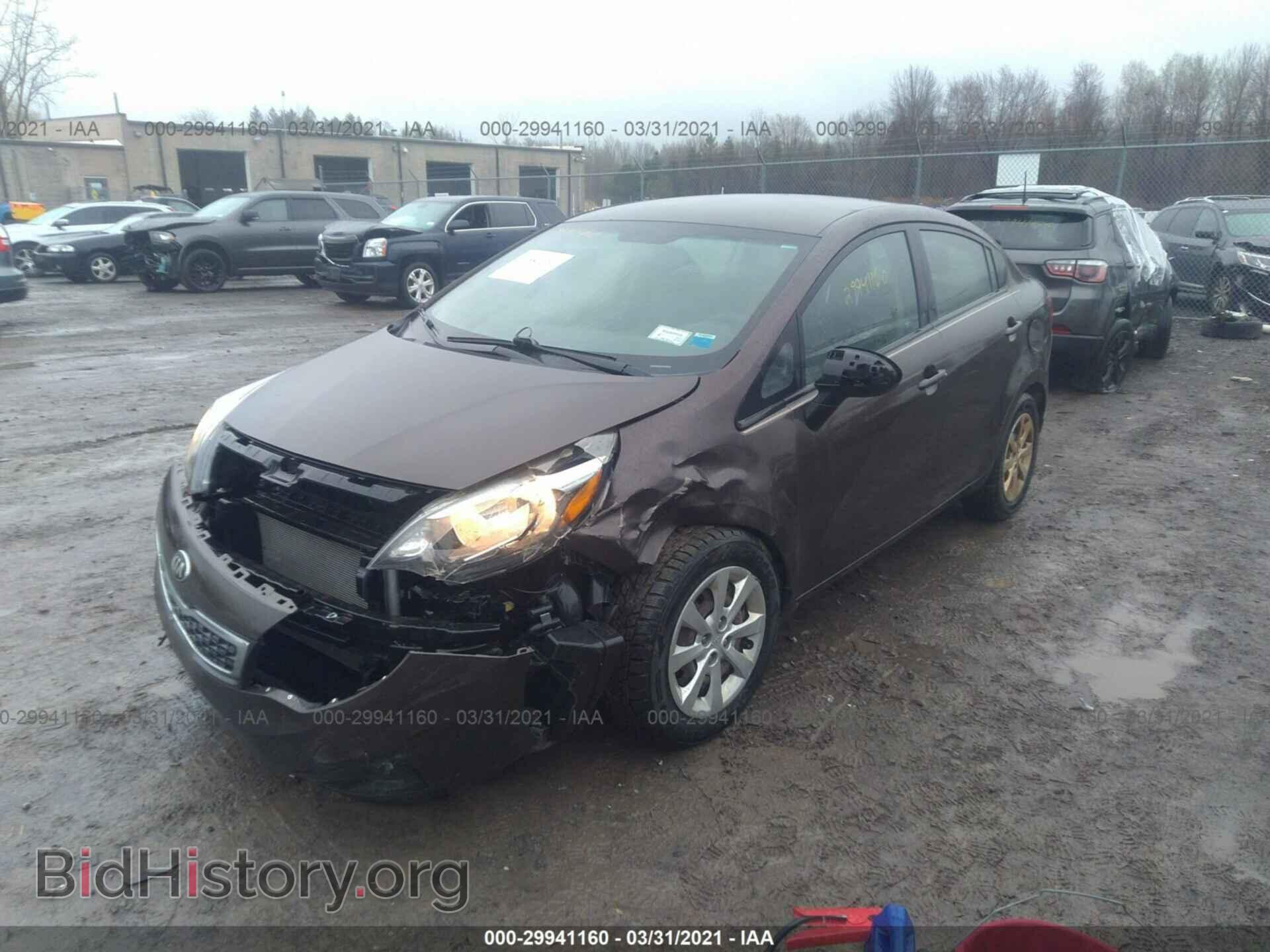 2013 KIA RIO - VIN: KNADN4A38D6282553 - Фото 2