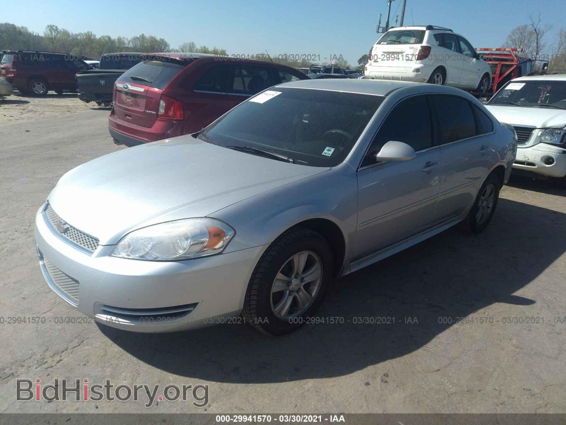 2012 CHEVROLET IMPALA - VIN: 2G1WF5E32C1154252 - Фото 2
