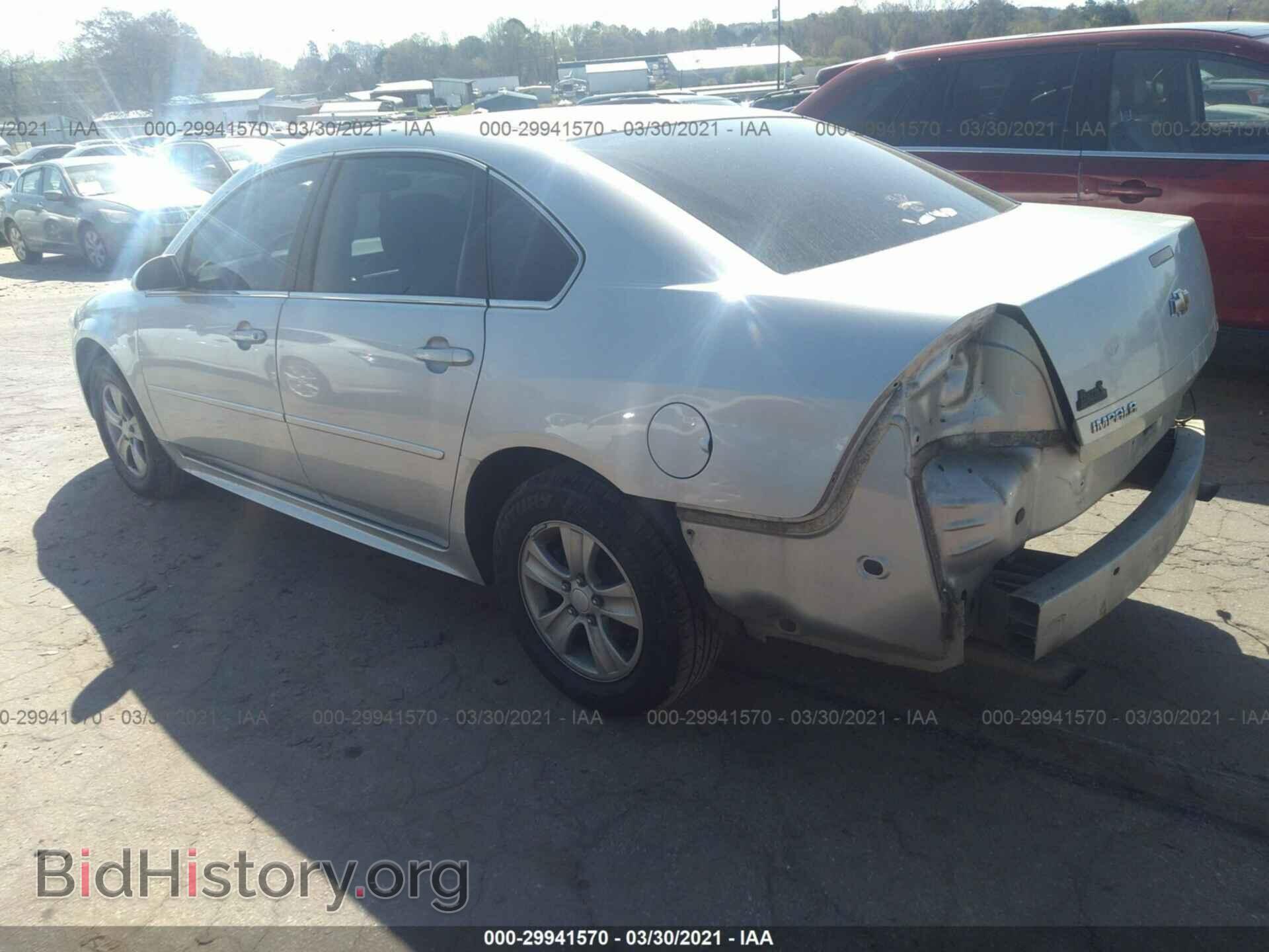 2012 CHEVROLET IMPALA - VIN: 2G1WF5E32C1154252 - Фото 3