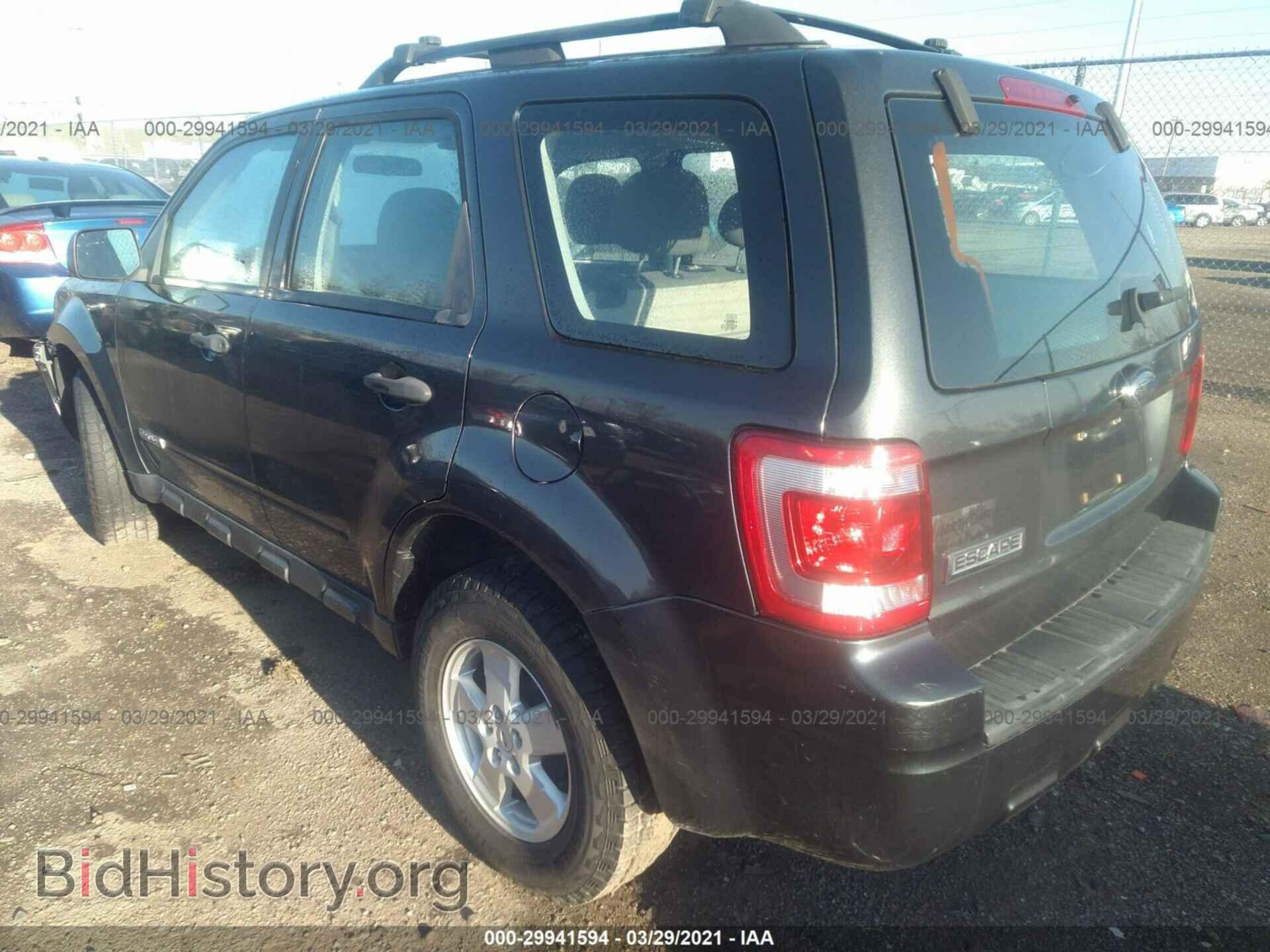 2008 FORD ESCAPE - VIN: 1FMCU02Z78KC67452 - Фото 3