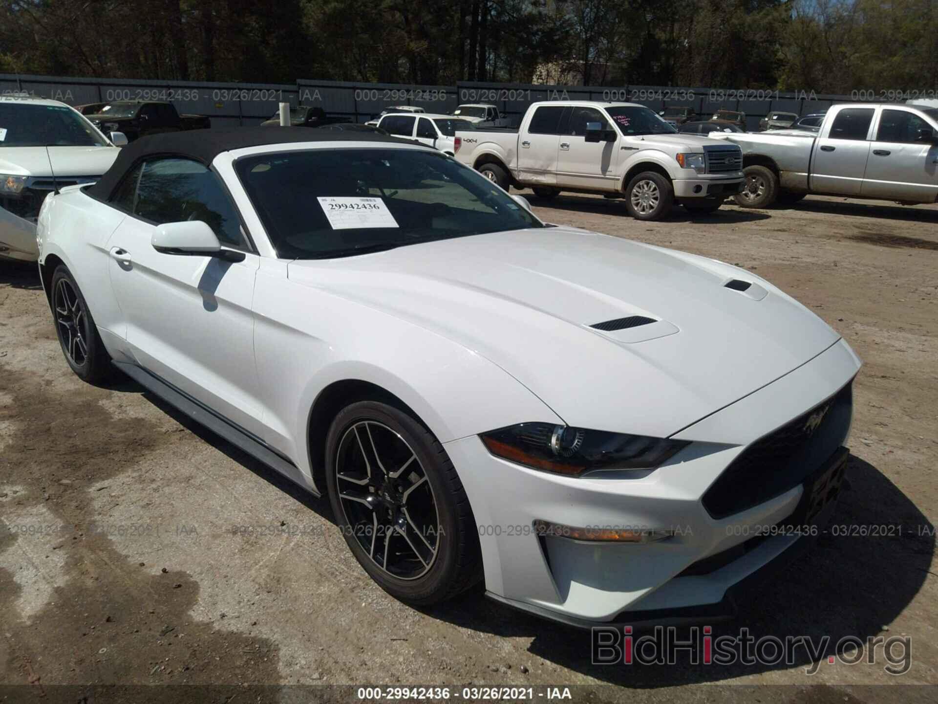 Photo 1FATP8UH7J5133193 - FORD MUSTANG 2018