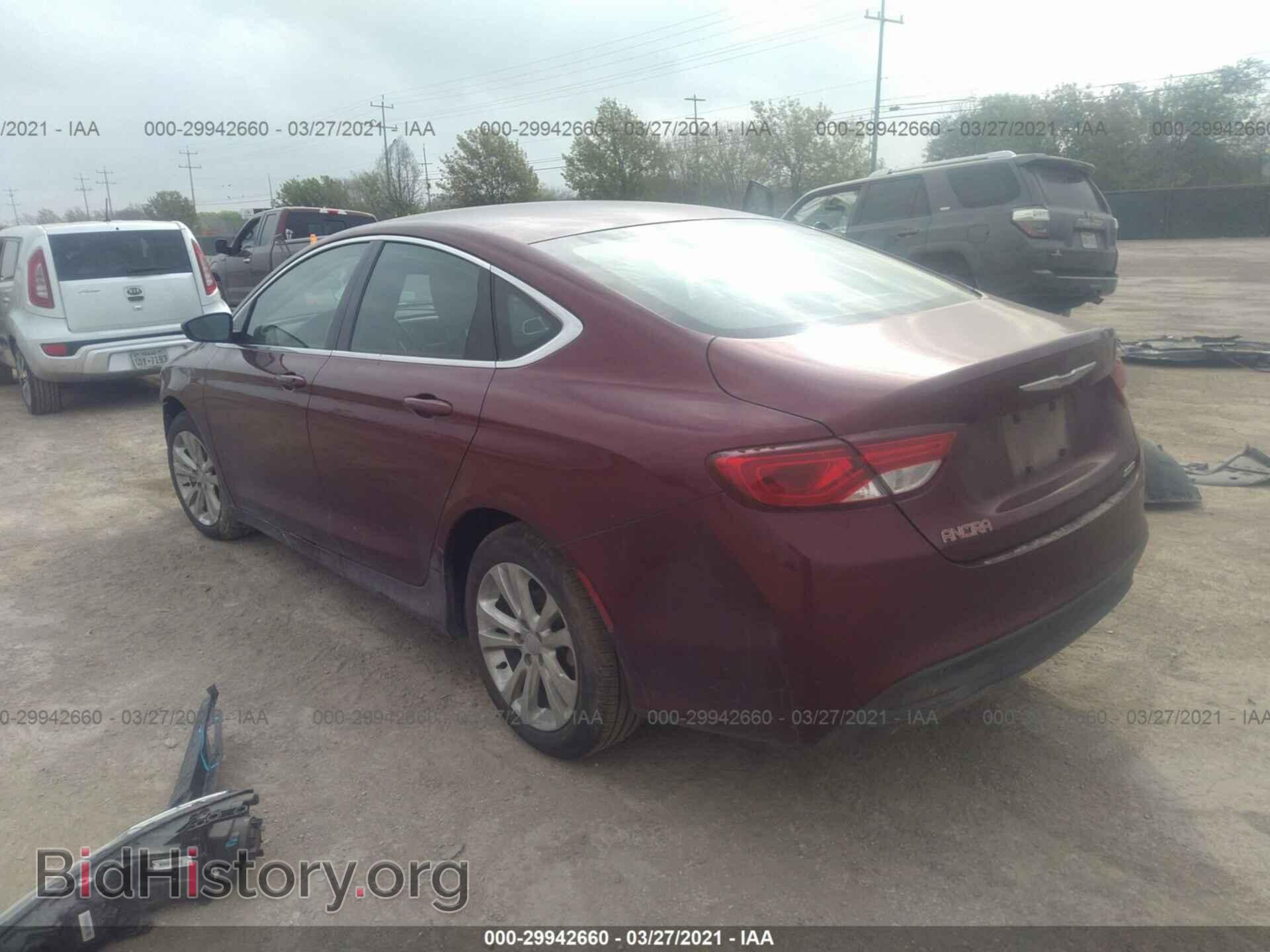 2016 CHRYSLER 200 - VIN: 1C3CCCFB3GN196600 - Фото 3