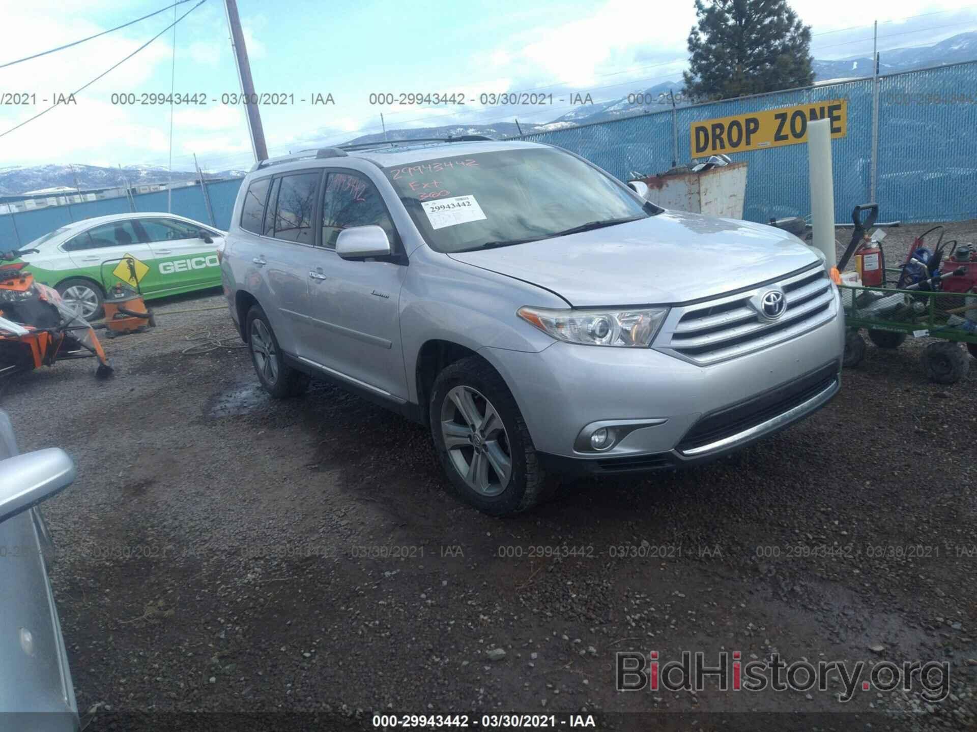 Photo 5TDYK3EH5CS061603 - TOYOTA HIGHLANDER 2012