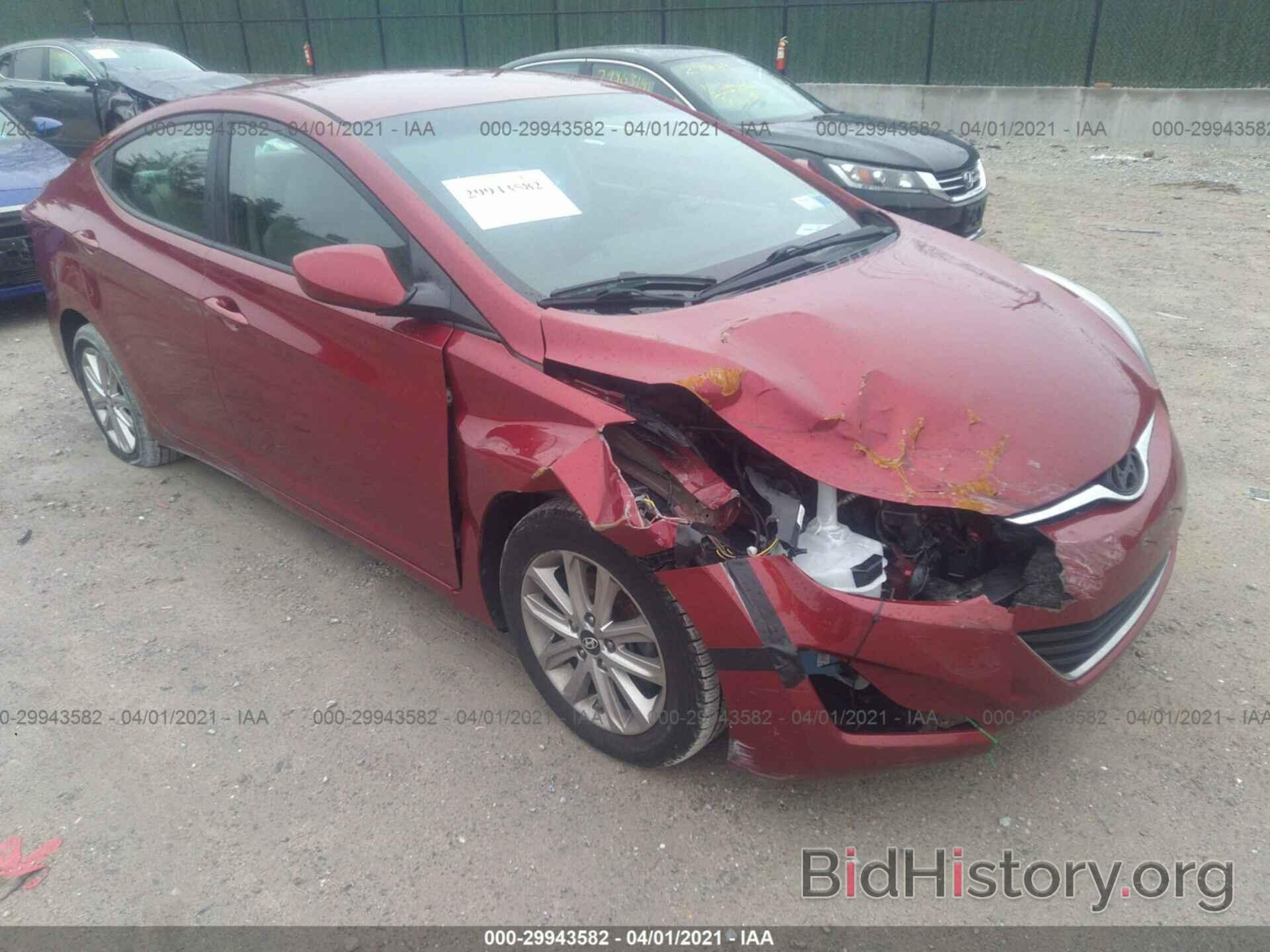 Photo 5NPDH4AEXEH546570 - HYUNDAI ELANTRA 2014