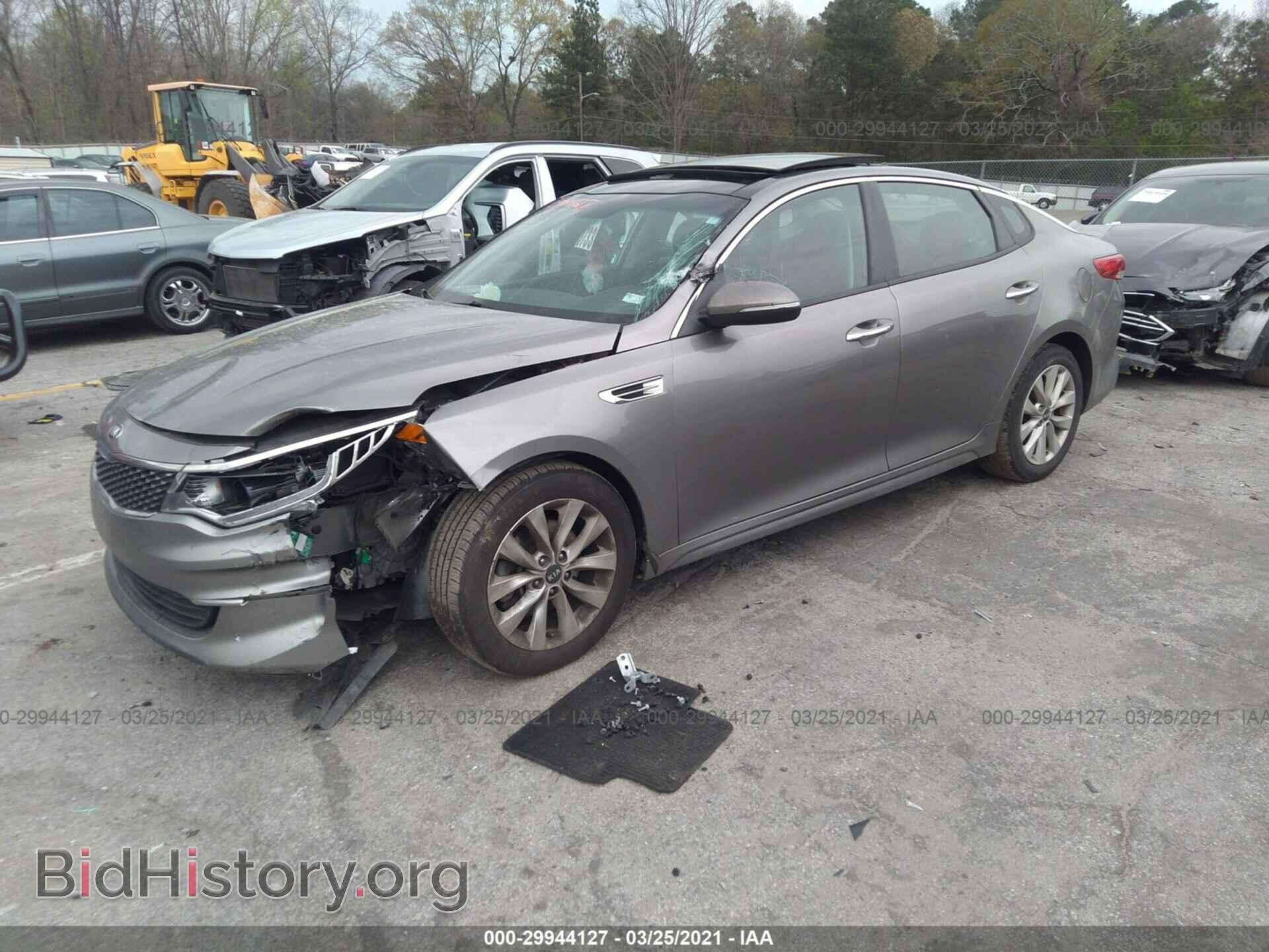 2016 KIA OPTIMA - VIN: 5XXGU4L35GG039918 - Фото 2