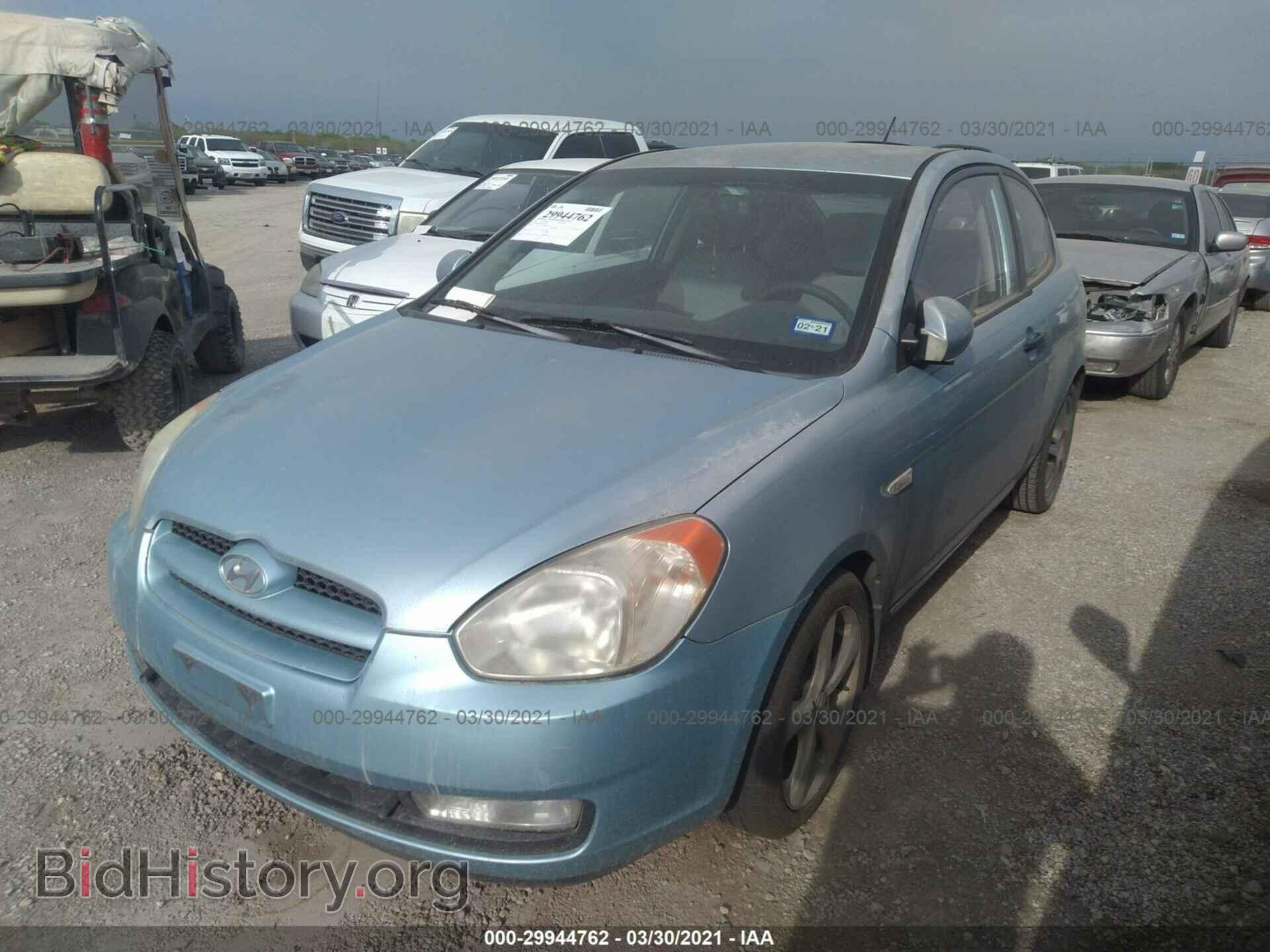 2007 HYUNDAI ACCENT - VIN: KMHCN36C87U045011 - Фото 2