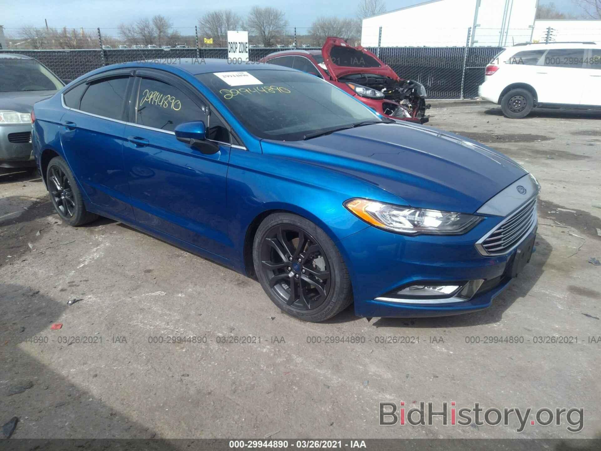 Photo 3FA6P0HD9JR203814 - FORD FUSION 2018