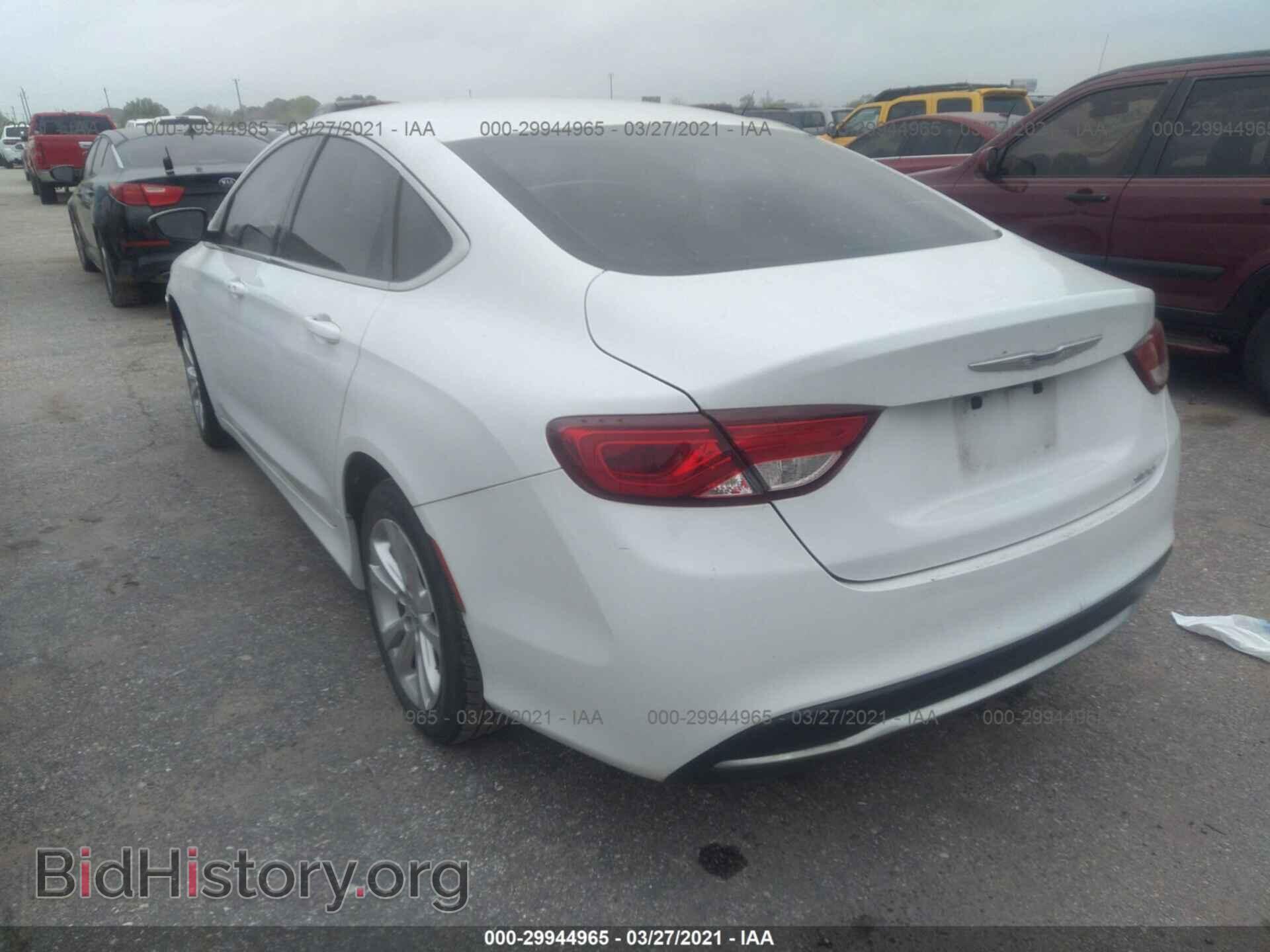 2016 CHRYSLER 200 - VIN: 1C3CCCAB5GN156509 - Фото 3