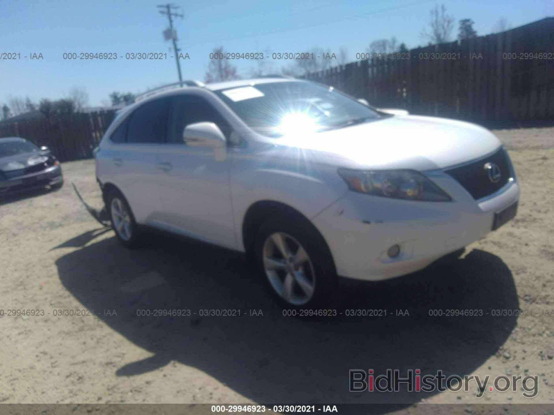 Фотография 2T2BK1BA7AC064201 - LEXUS RX 350 2010