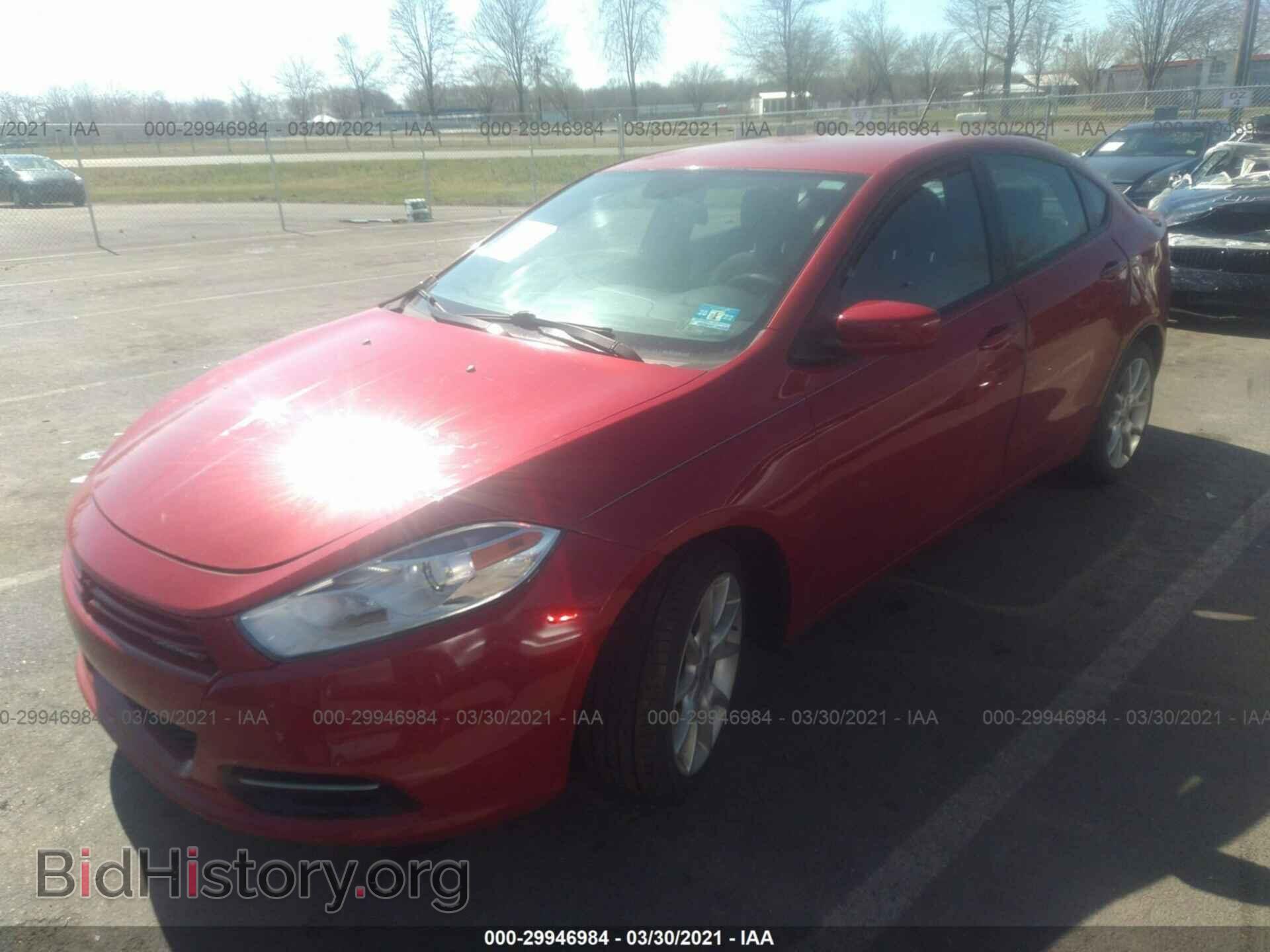 2013 DODGE DART - VIN: 1C3CDFBA1DD105191 - Фото 2