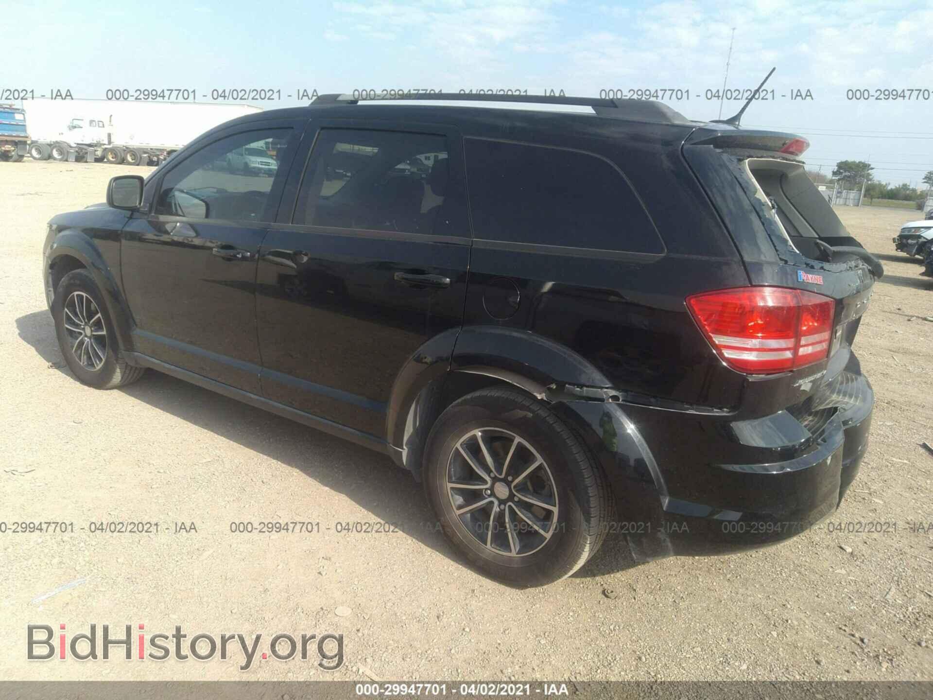 2017 DODGE JOURNEY - VIN: 3C4PDCAB2HT630203 - Фото 3