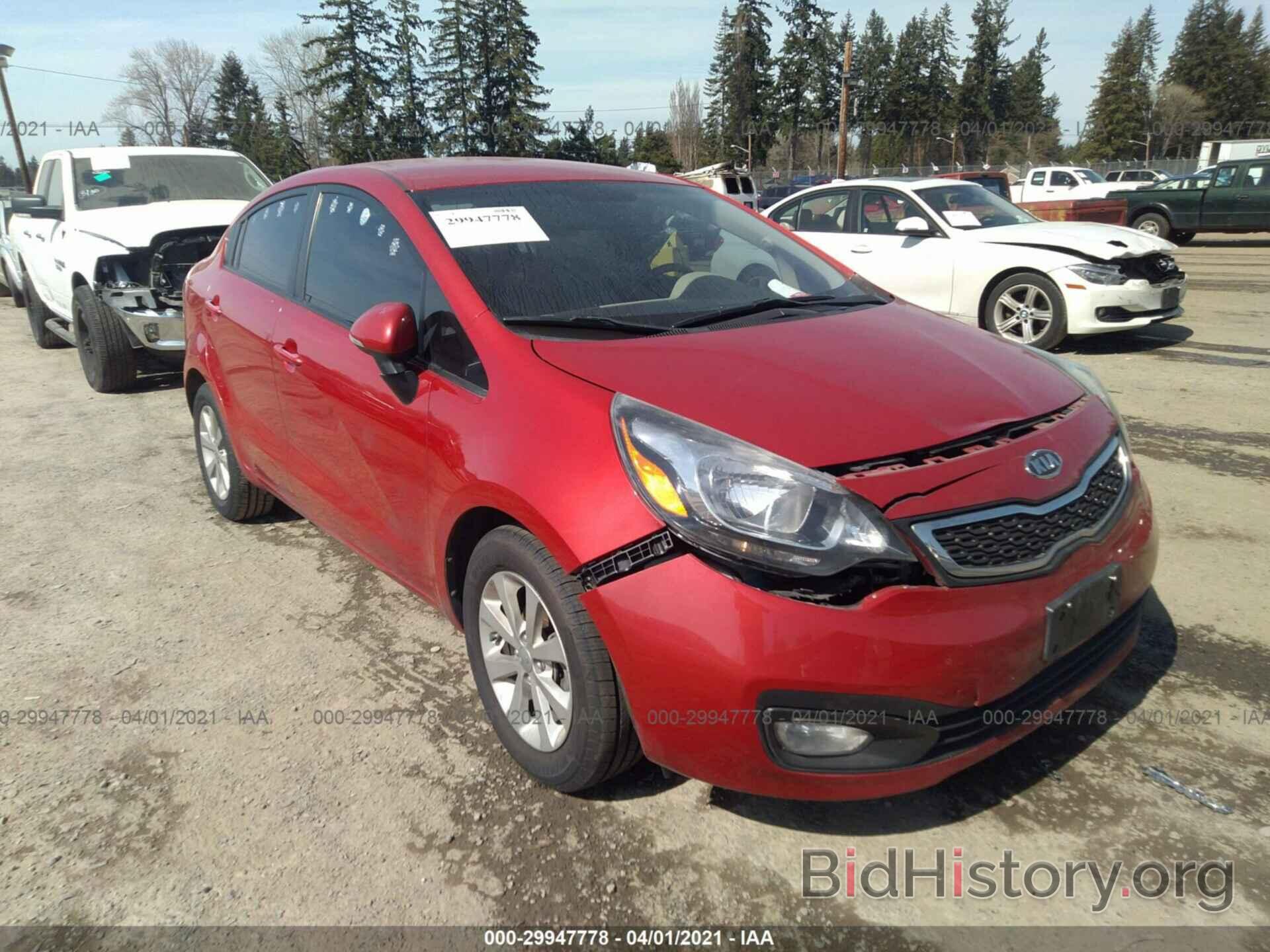 Photo KNADN4A32C6085926 - KIA RIO 2012