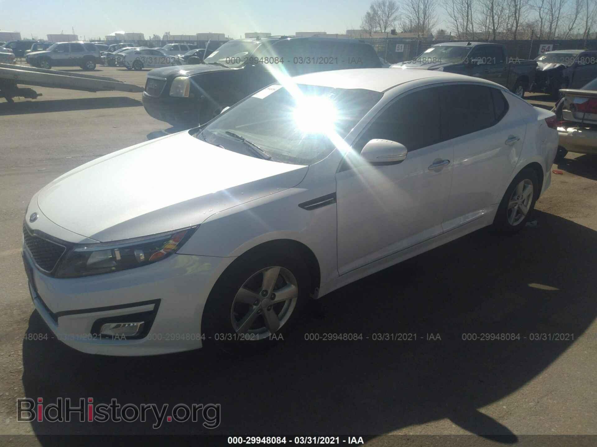 2015 KIA OPTIMA - VIN: KNAGM4A72F5659180 - Фото 2
