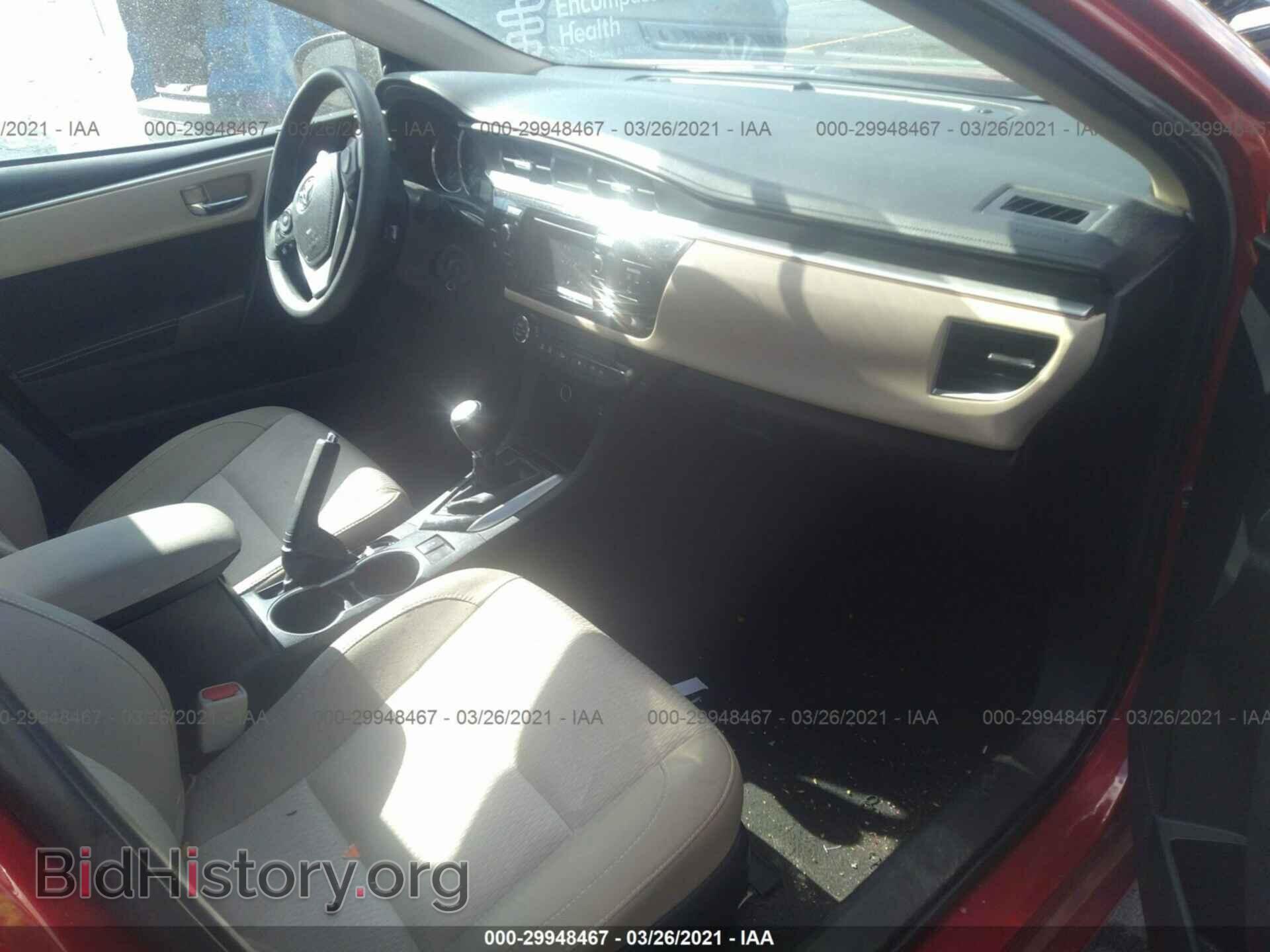 2014 TOYOTA COROLLA - VIN: 2T1BURHE8EC110910 - Фото 5