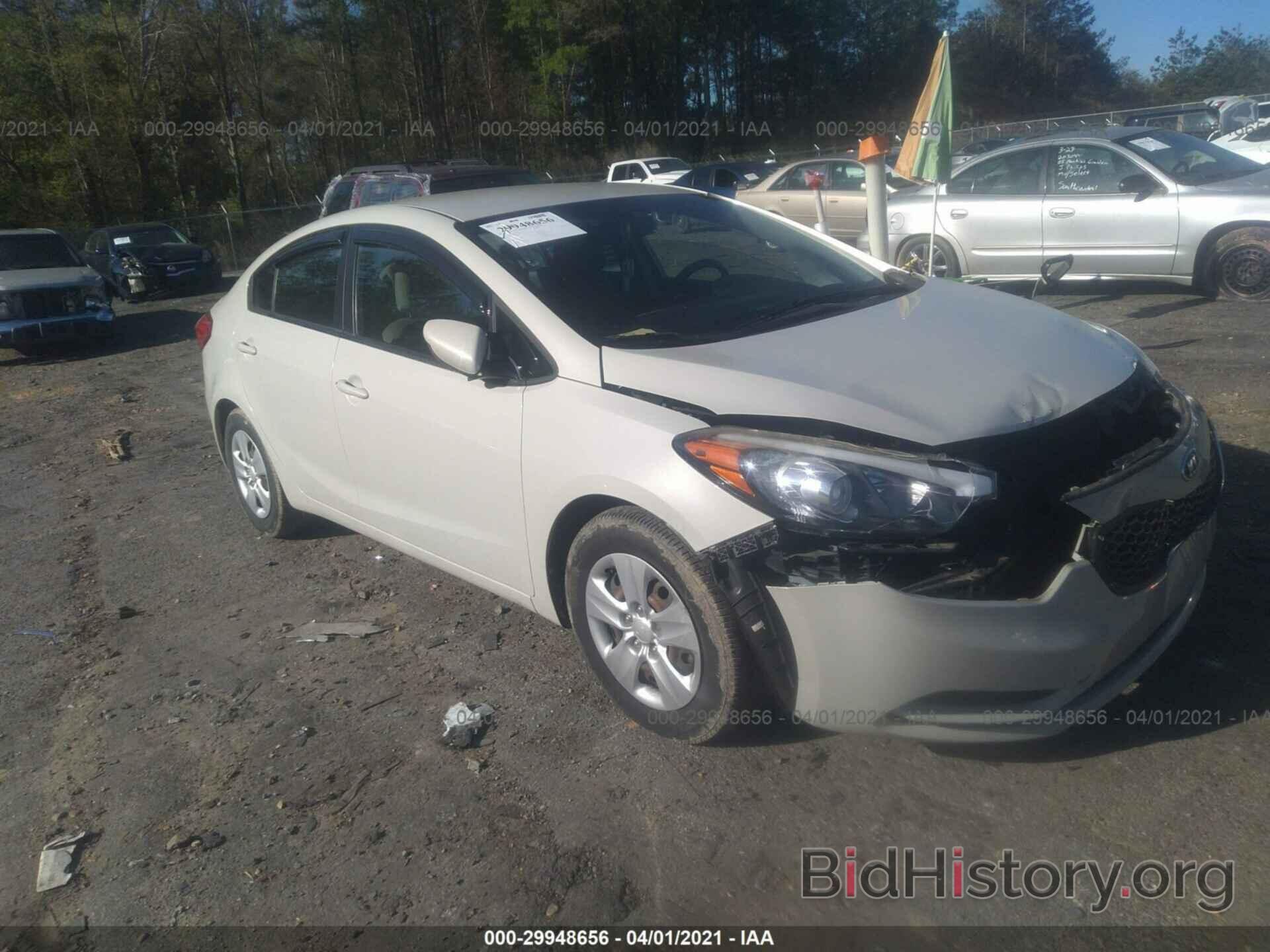 Photo KNAFK4A64F5292016 - KIA FORTE 2015